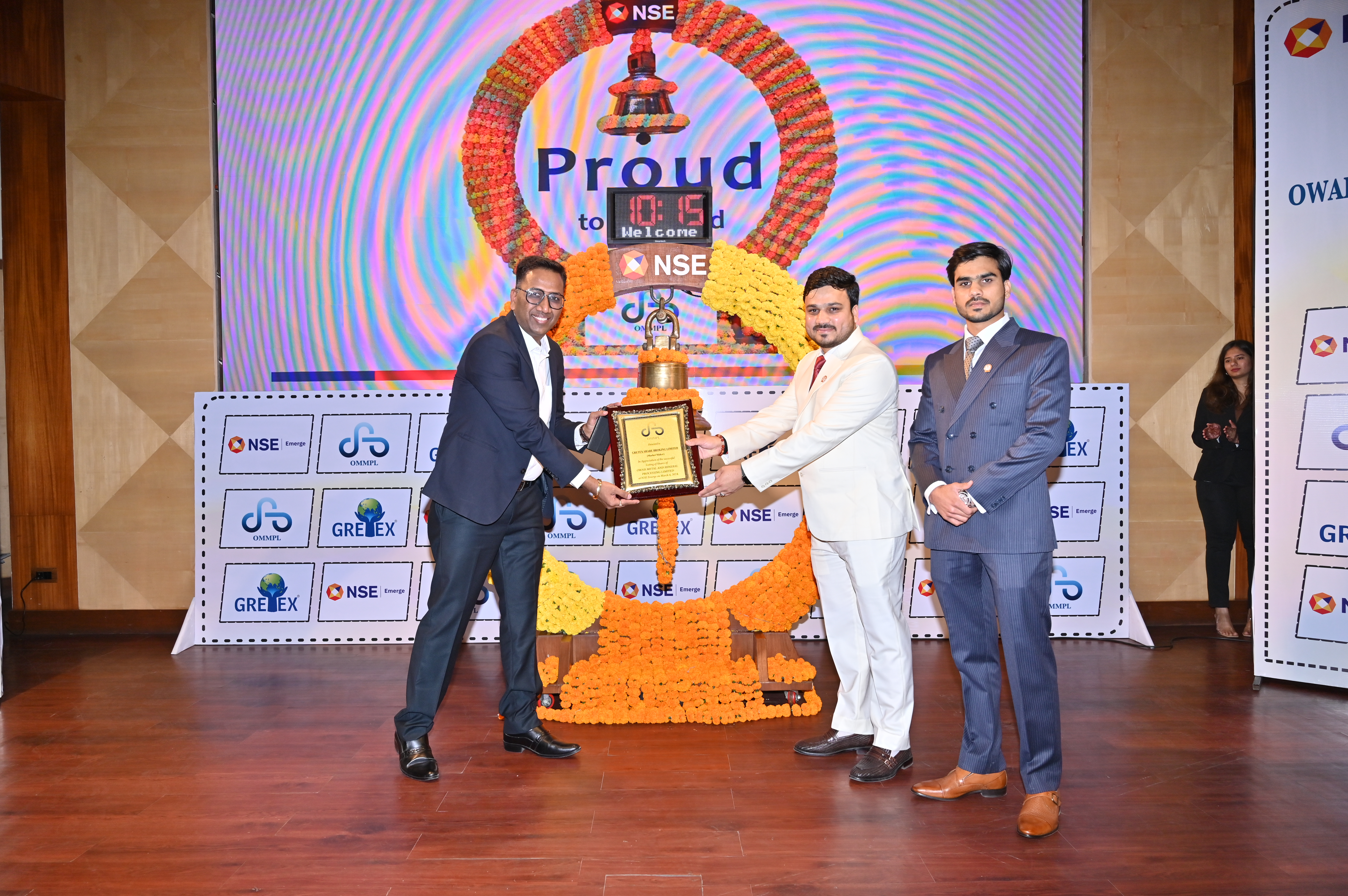 Owais Metal And Minerals Processing Listing Ceremony Photos