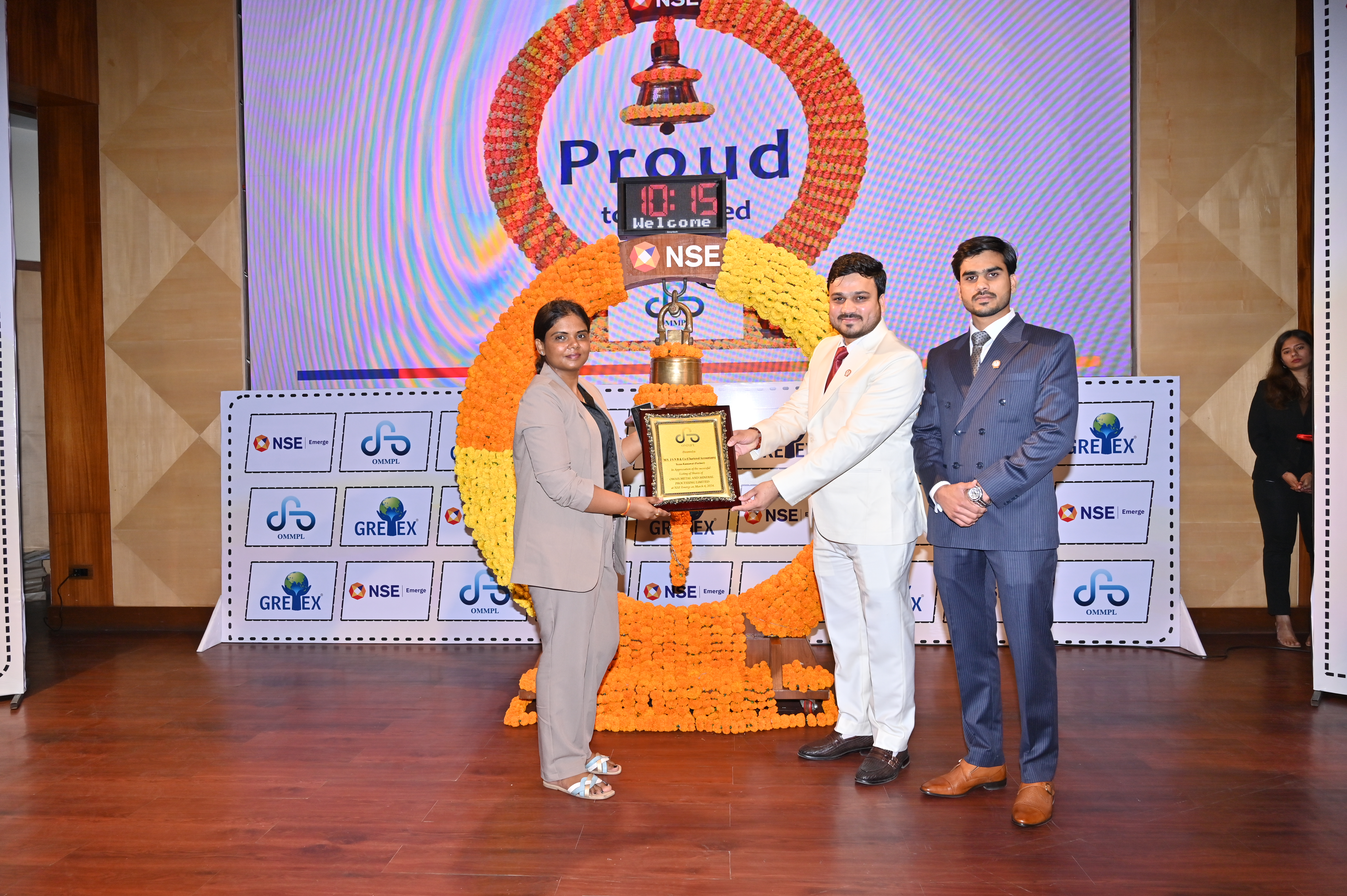 Owais Metal And Minerals Processing Listing Ceremony Photos