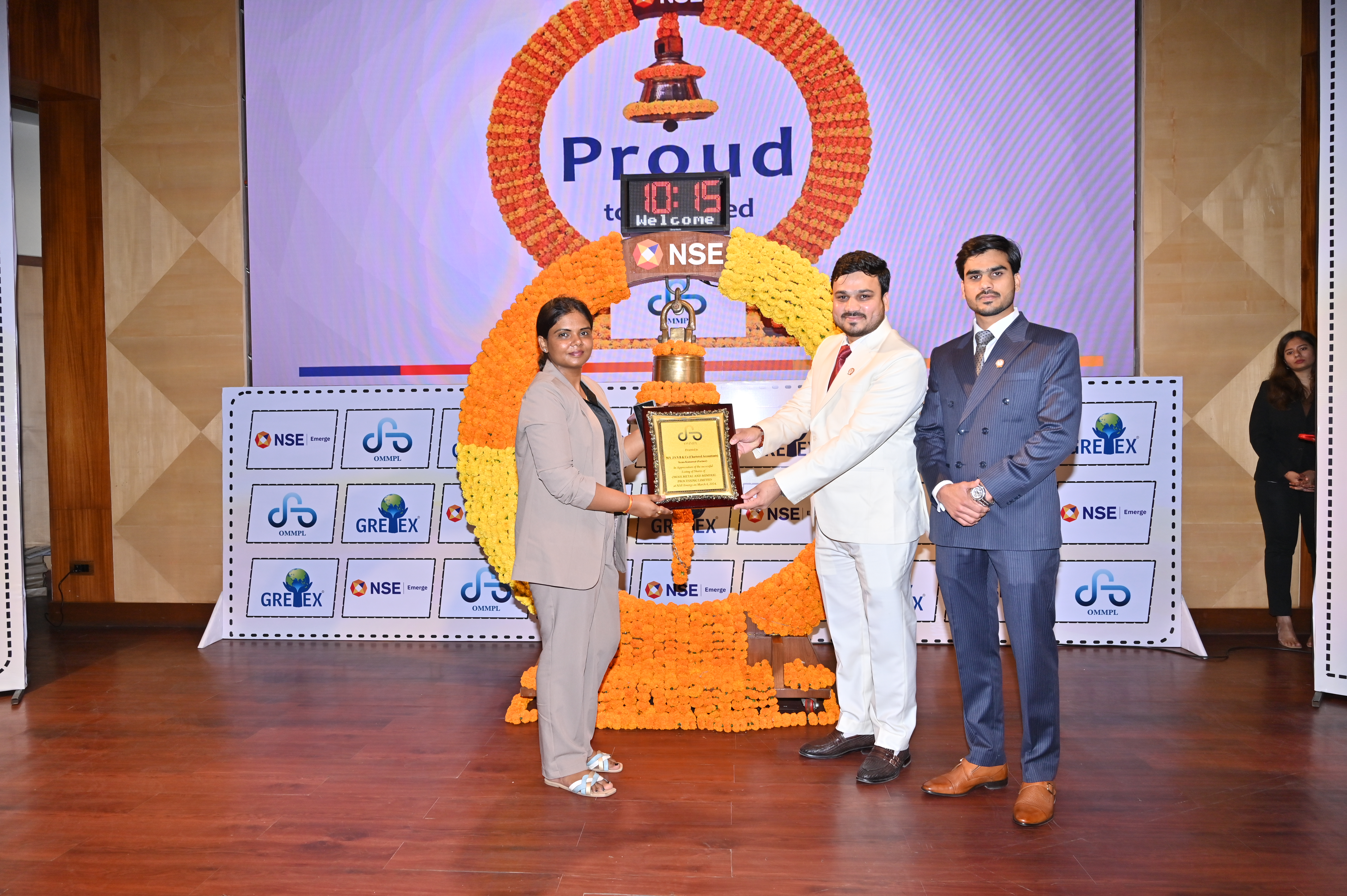 Owais Metal And Minerals Processing Listing Ceremony Photos