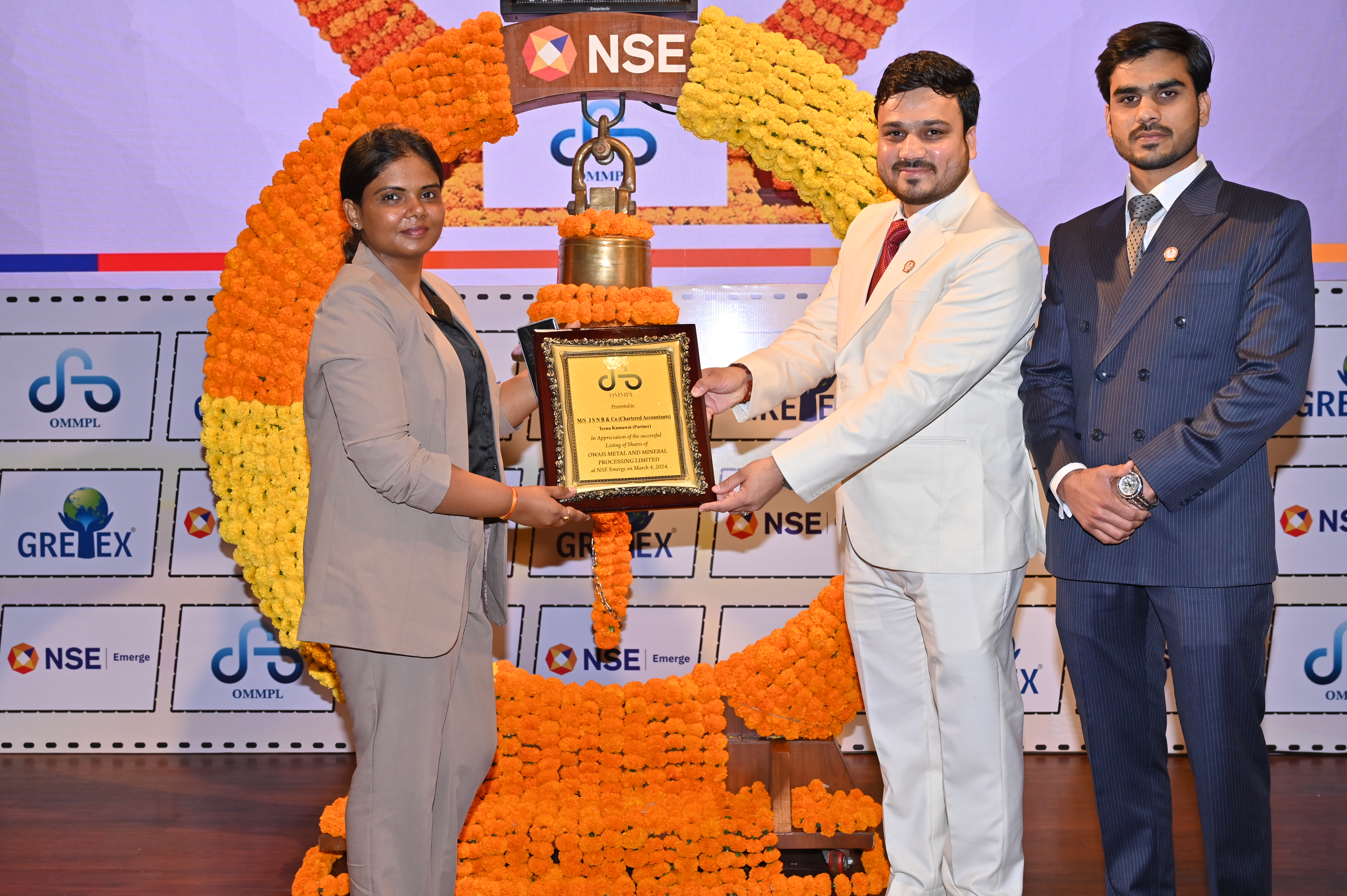 Owais Metal And Minerals Processing Listing Ceremony Photos