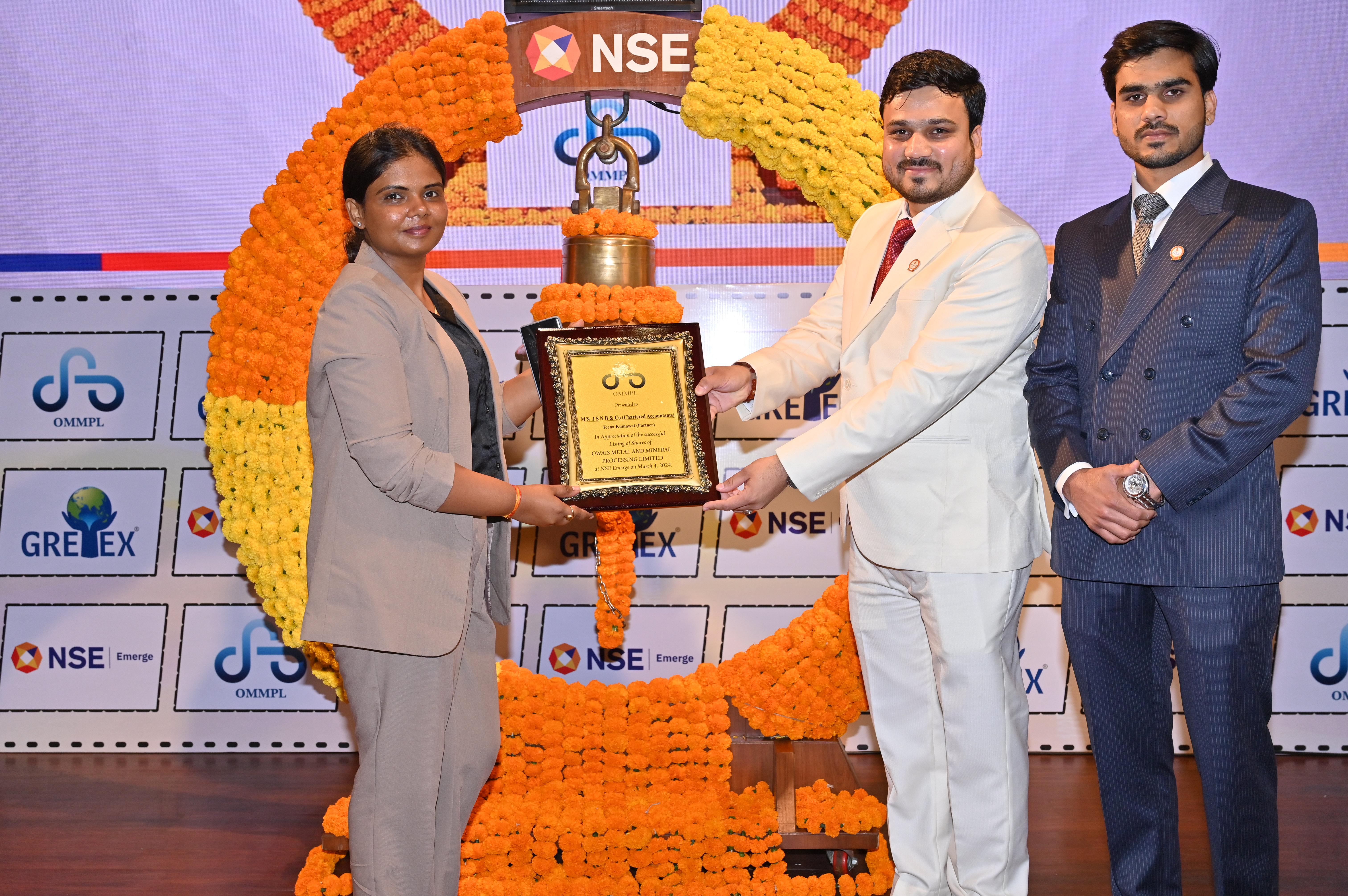 Owais Metal And Minerals Processing Listing Ceremony Photos