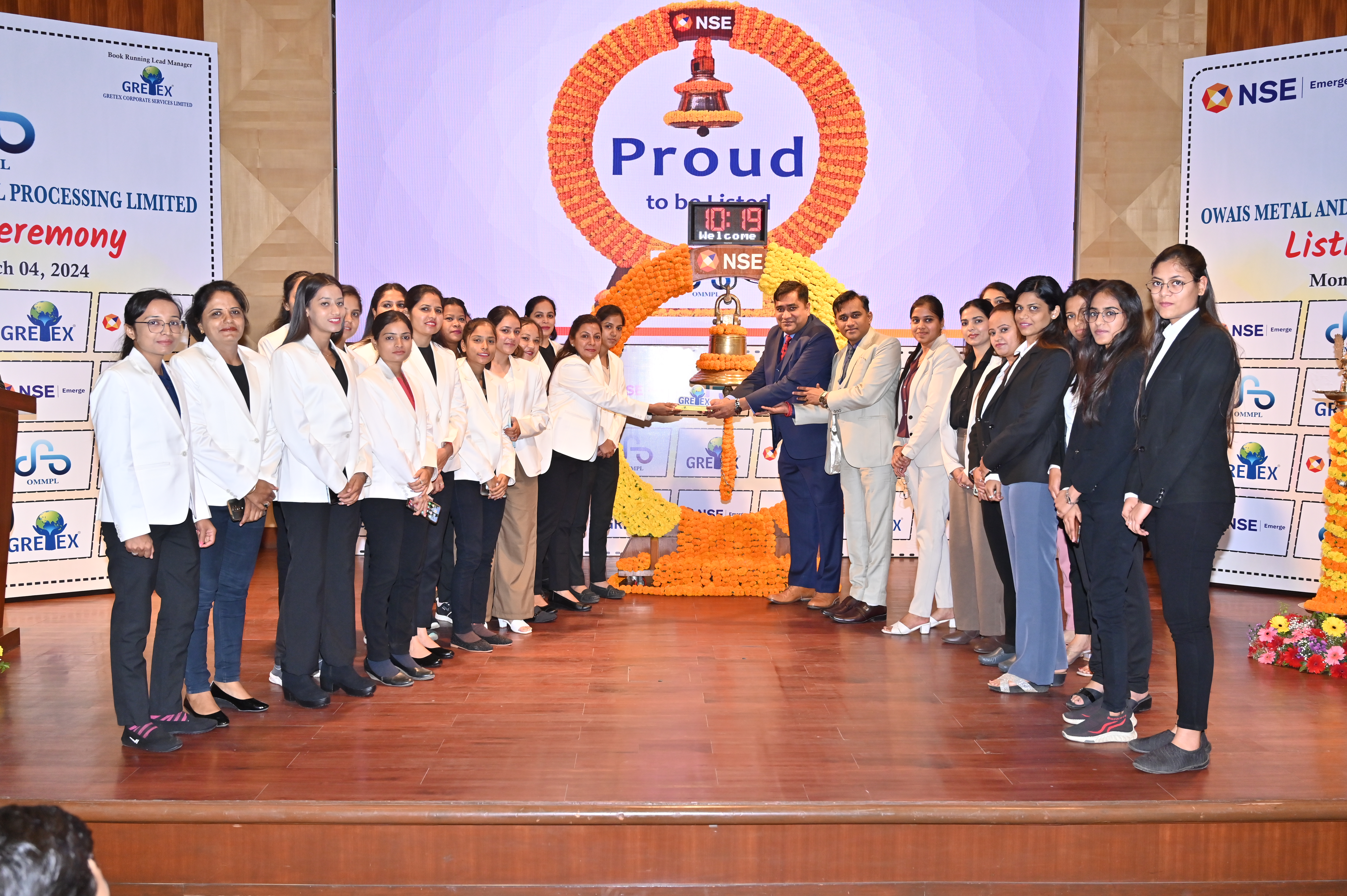 Owais Metal And Minerals Processing Listing Ceremony Photos