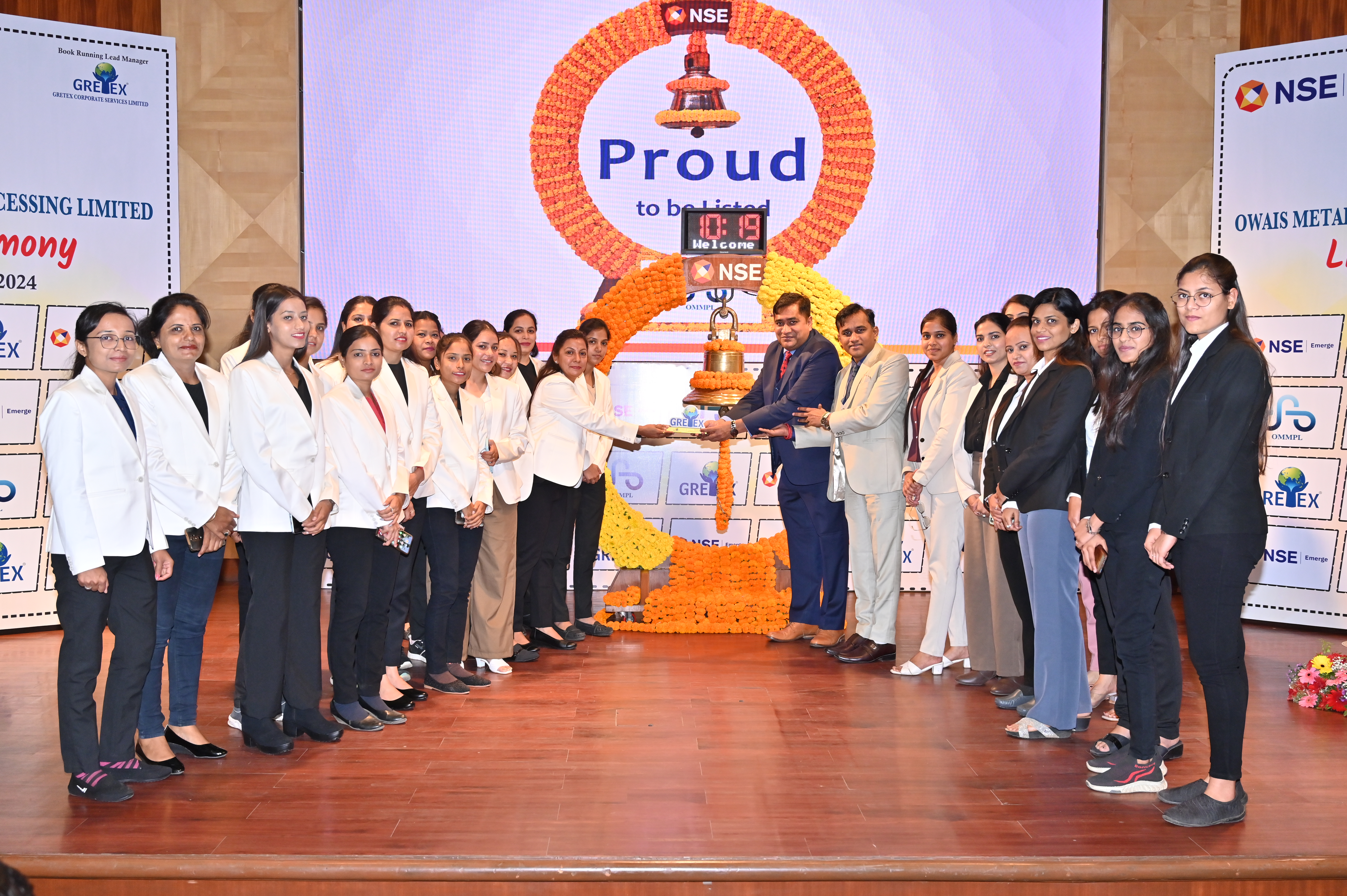 Owais Metal And Minerals Processing Listing Ceremony Photos