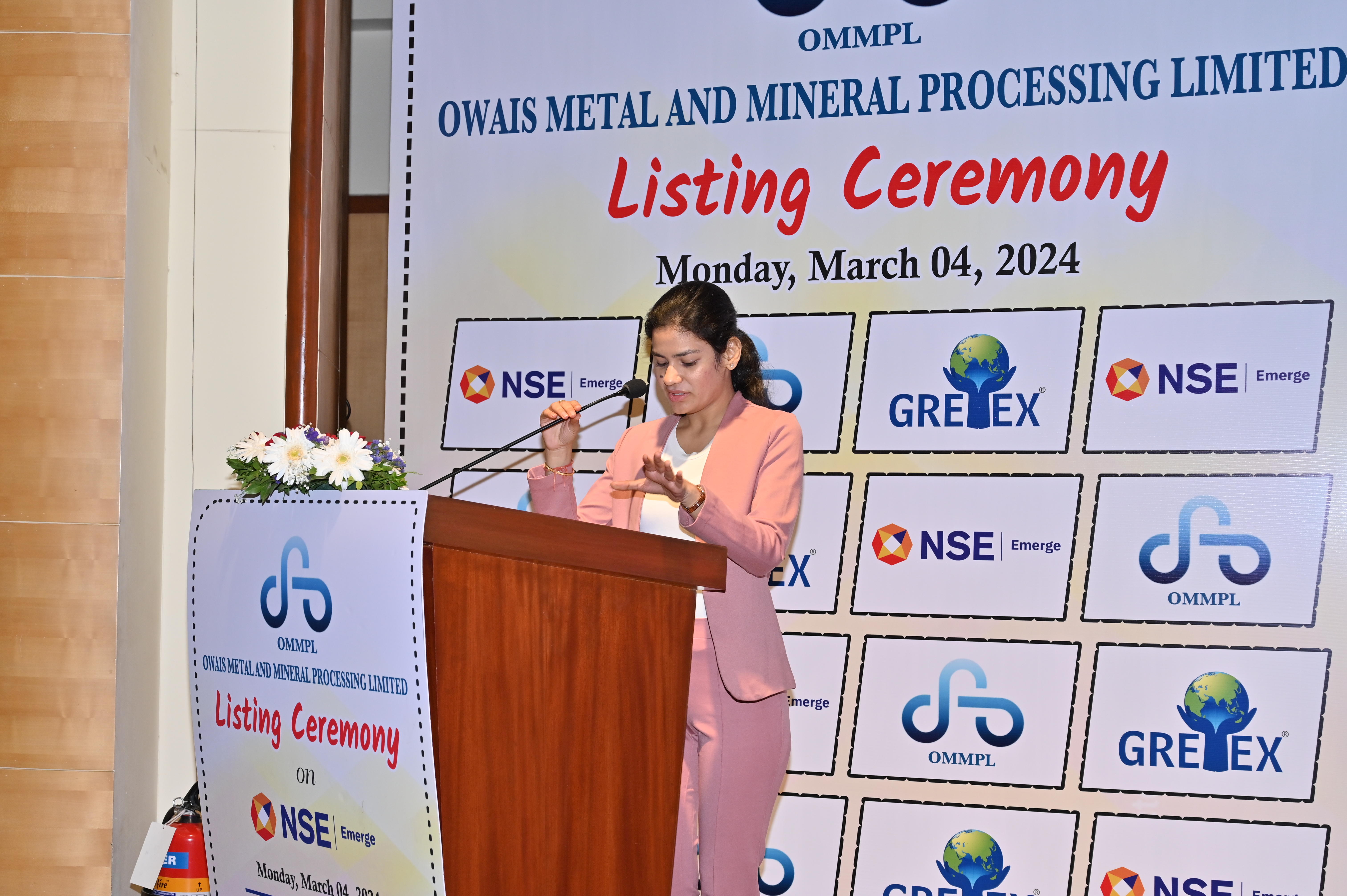 Owais Metal And Minerals Processing Listing Ceremony Photos