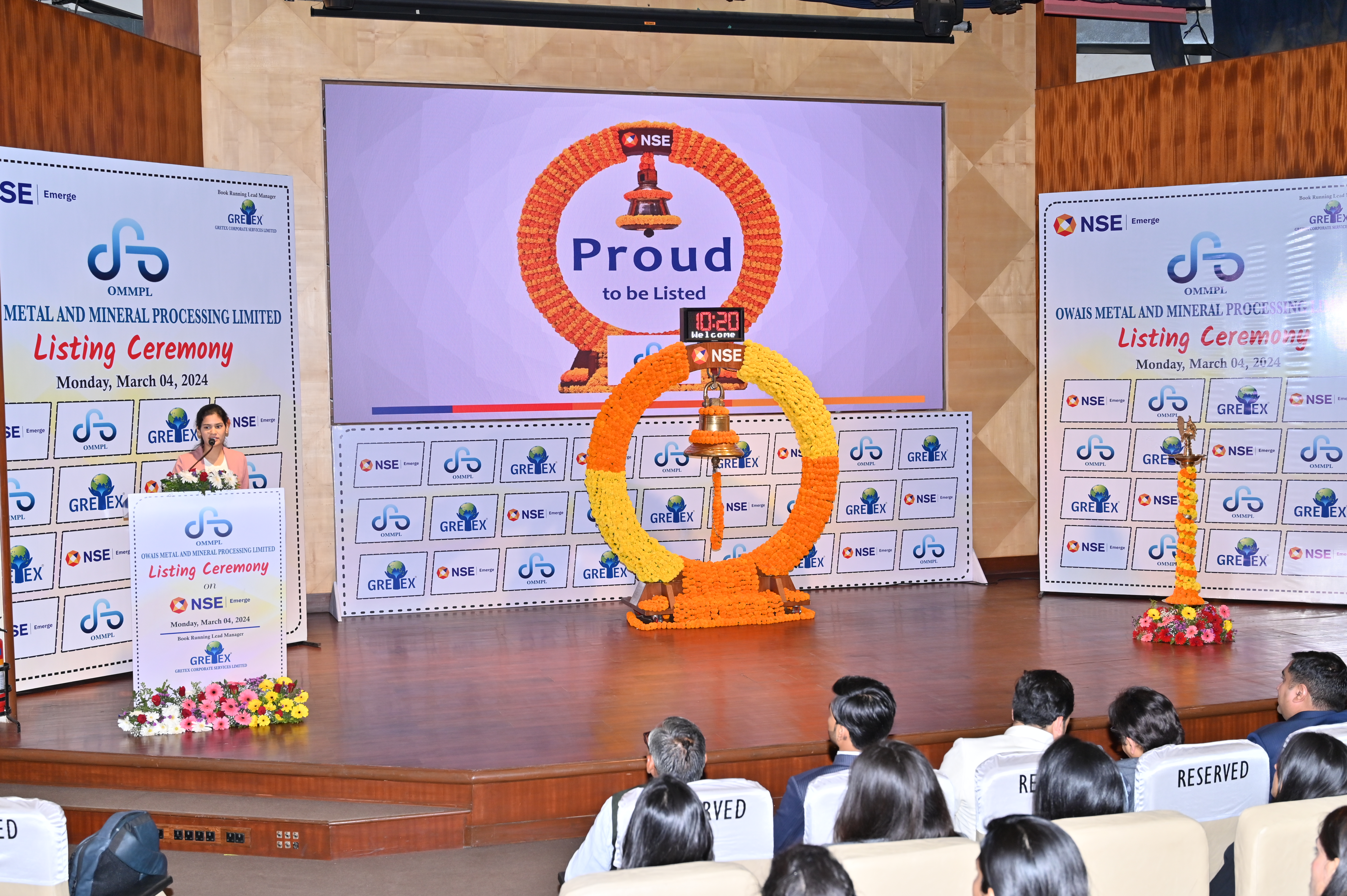 Owais Metal And Minerals Processing Listing Ceremony Photos