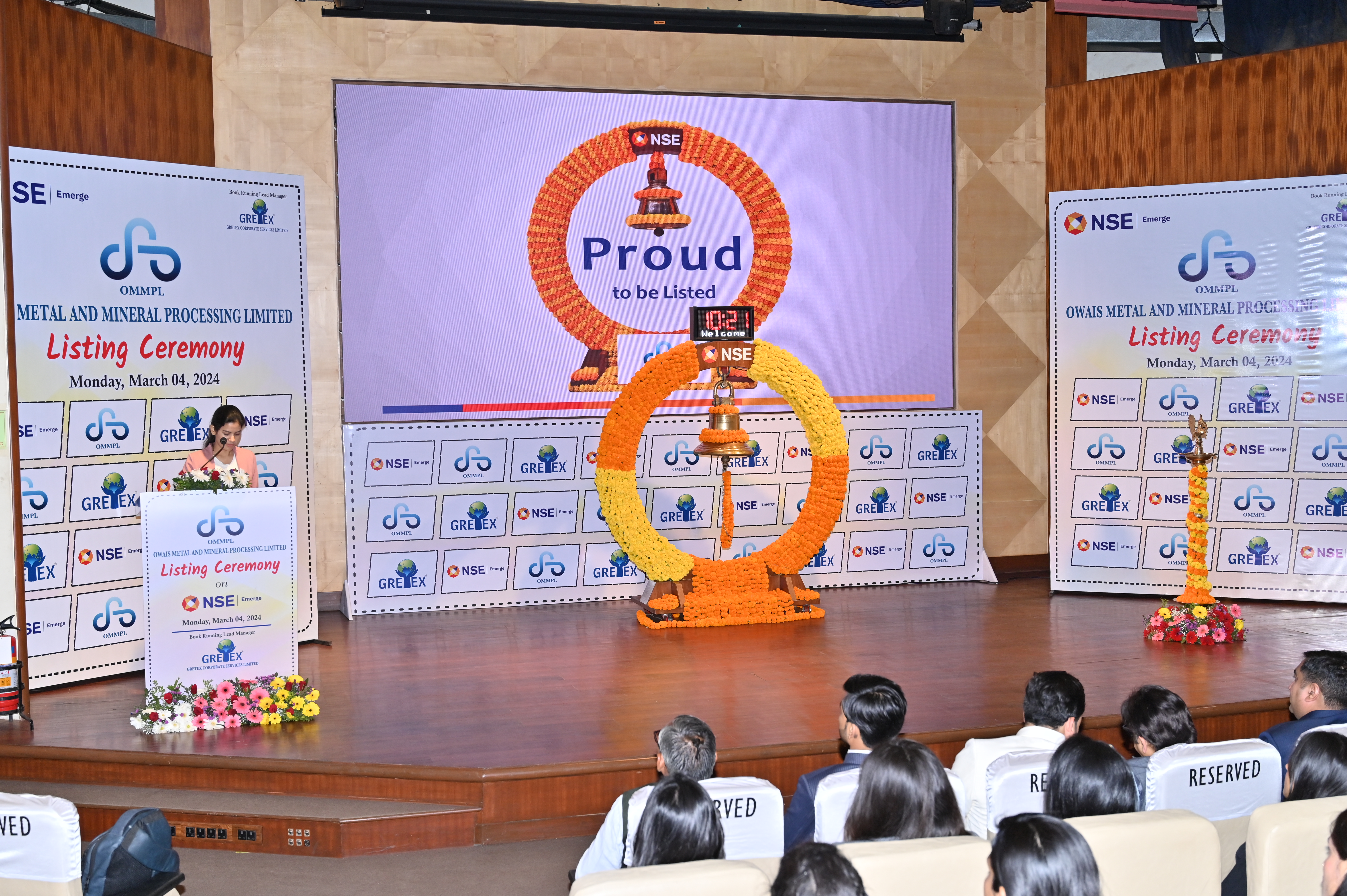 Owais Metal And Minerals Processing Listing Ceremony Photos