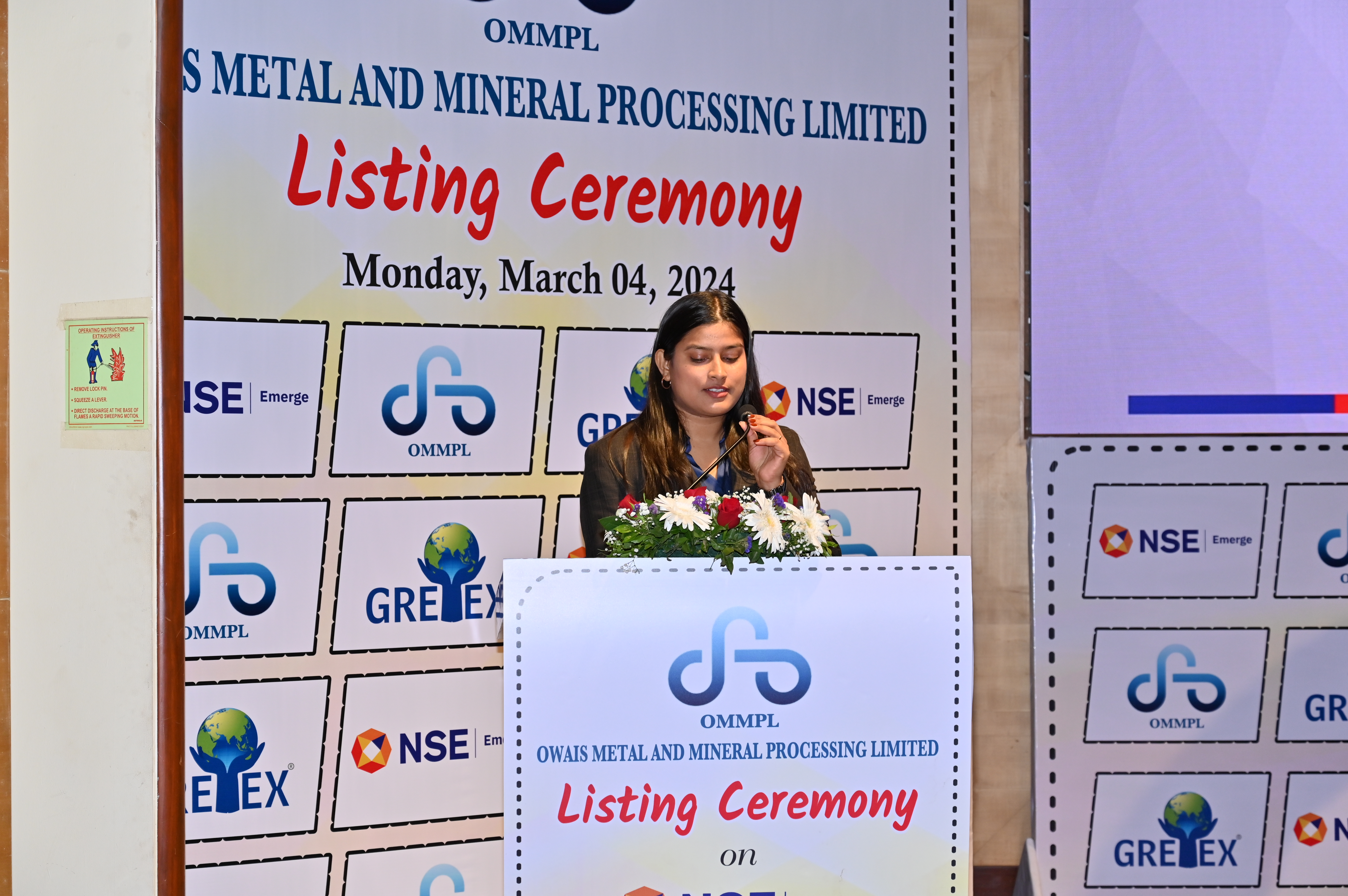 Owais Metal And Minerals Processing Listing Ceremony Photos