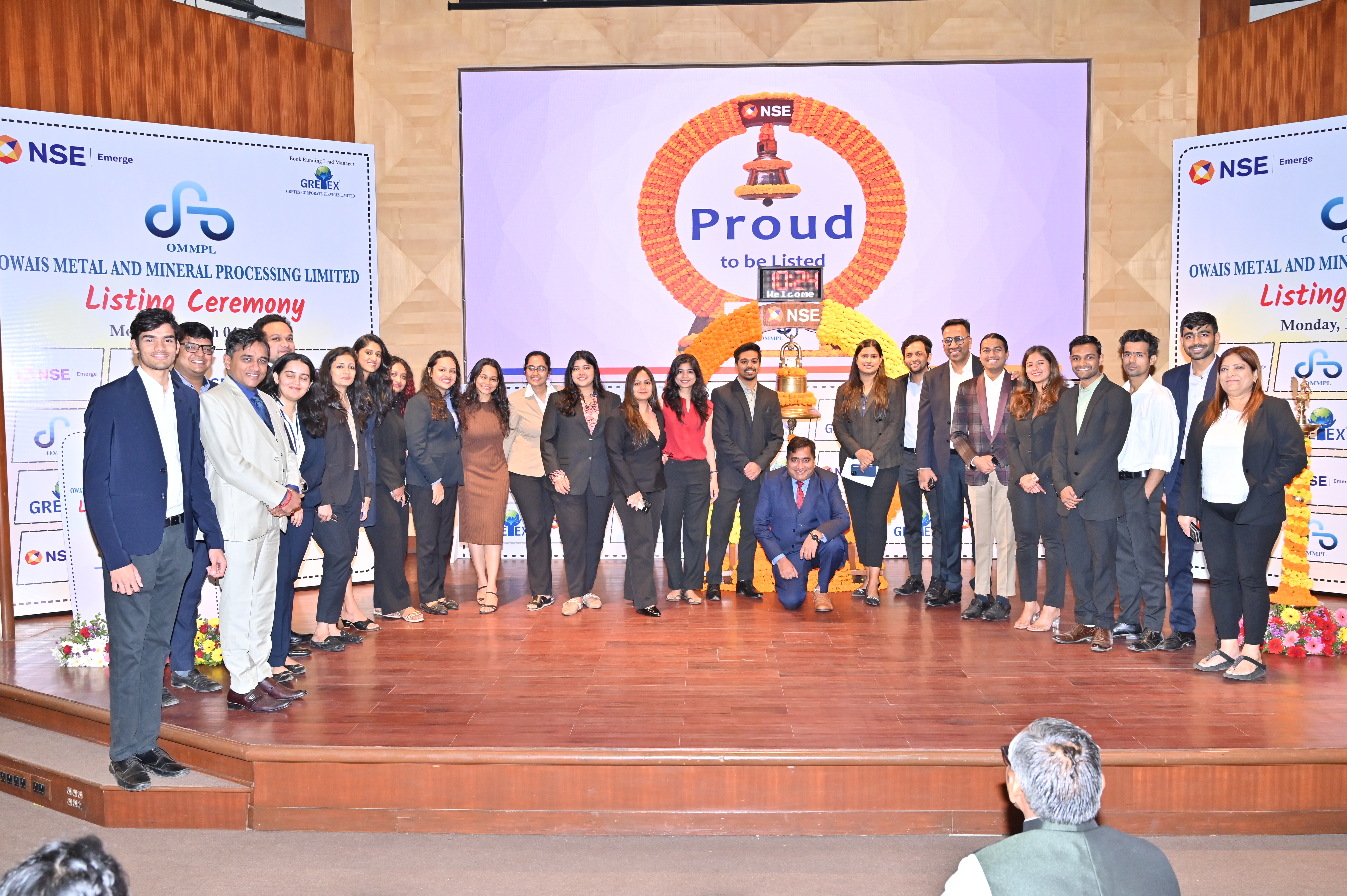 Owais Metal And Minerals Processing Listing Ceremony Photos