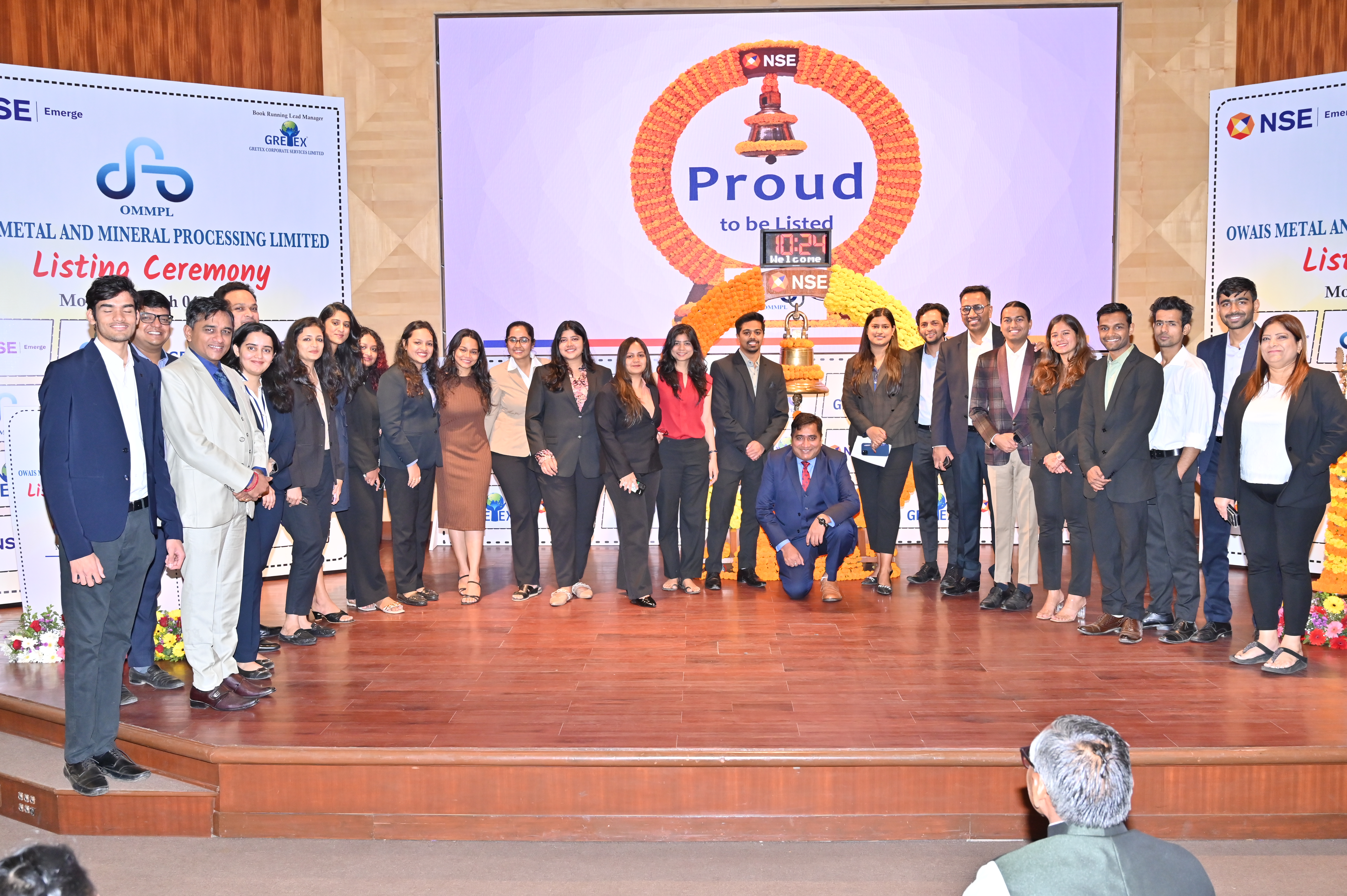 Owais Metal And Minerals Processing Listing Ceremony Photos