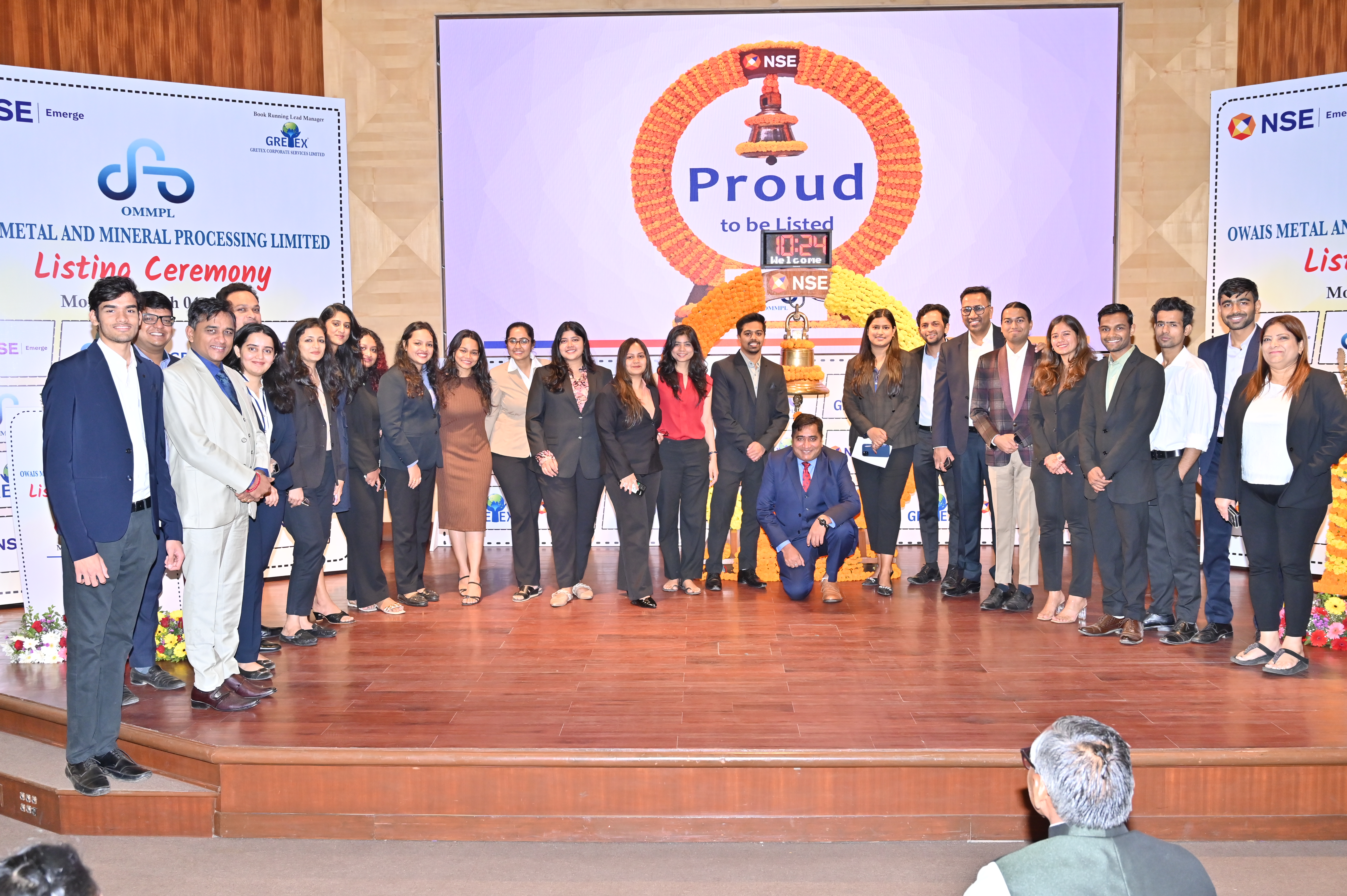 Owais Metal And Minerals Processing Listing Ceremony Photos