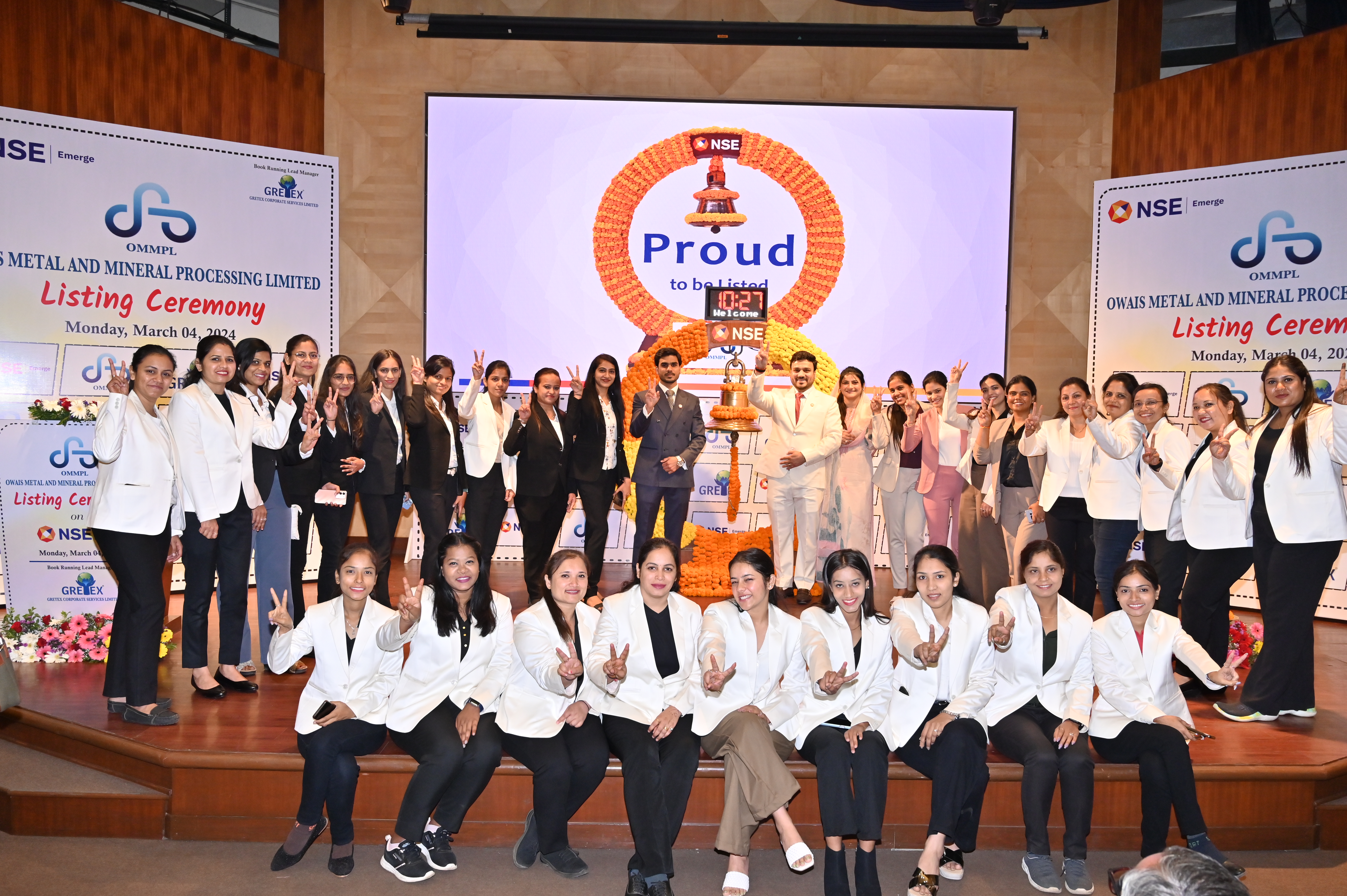 Owais Metal And Minerals Processing Listing Ceremony Photos