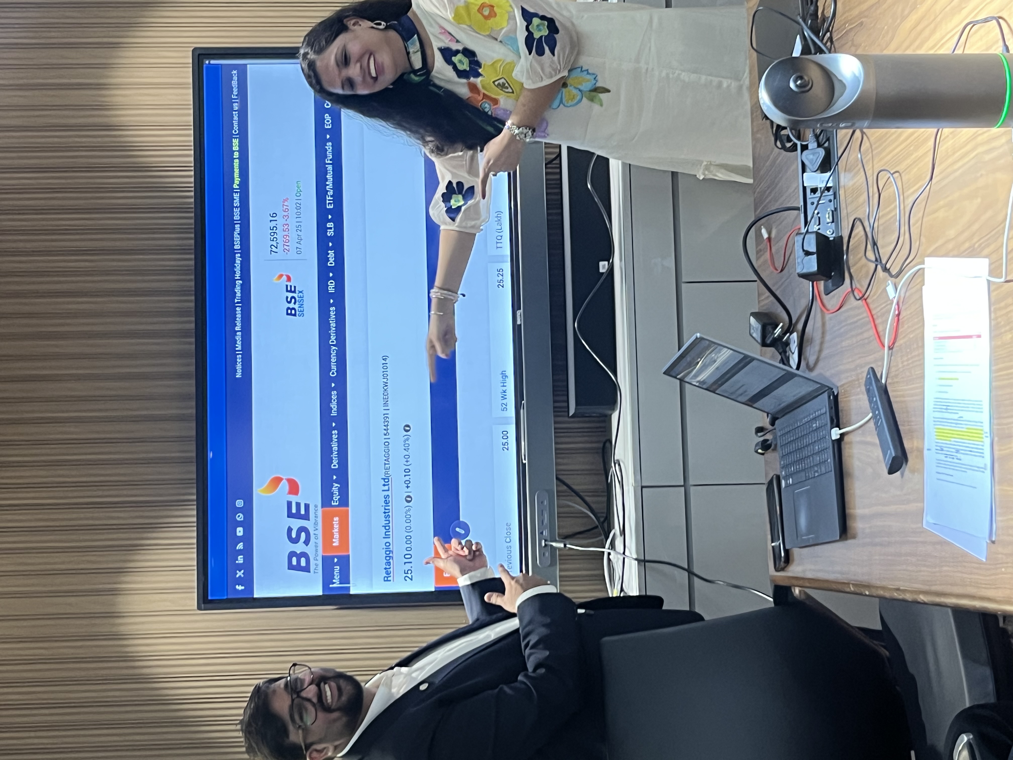 Retaggio Industries Limited Listing Ceremony Photos