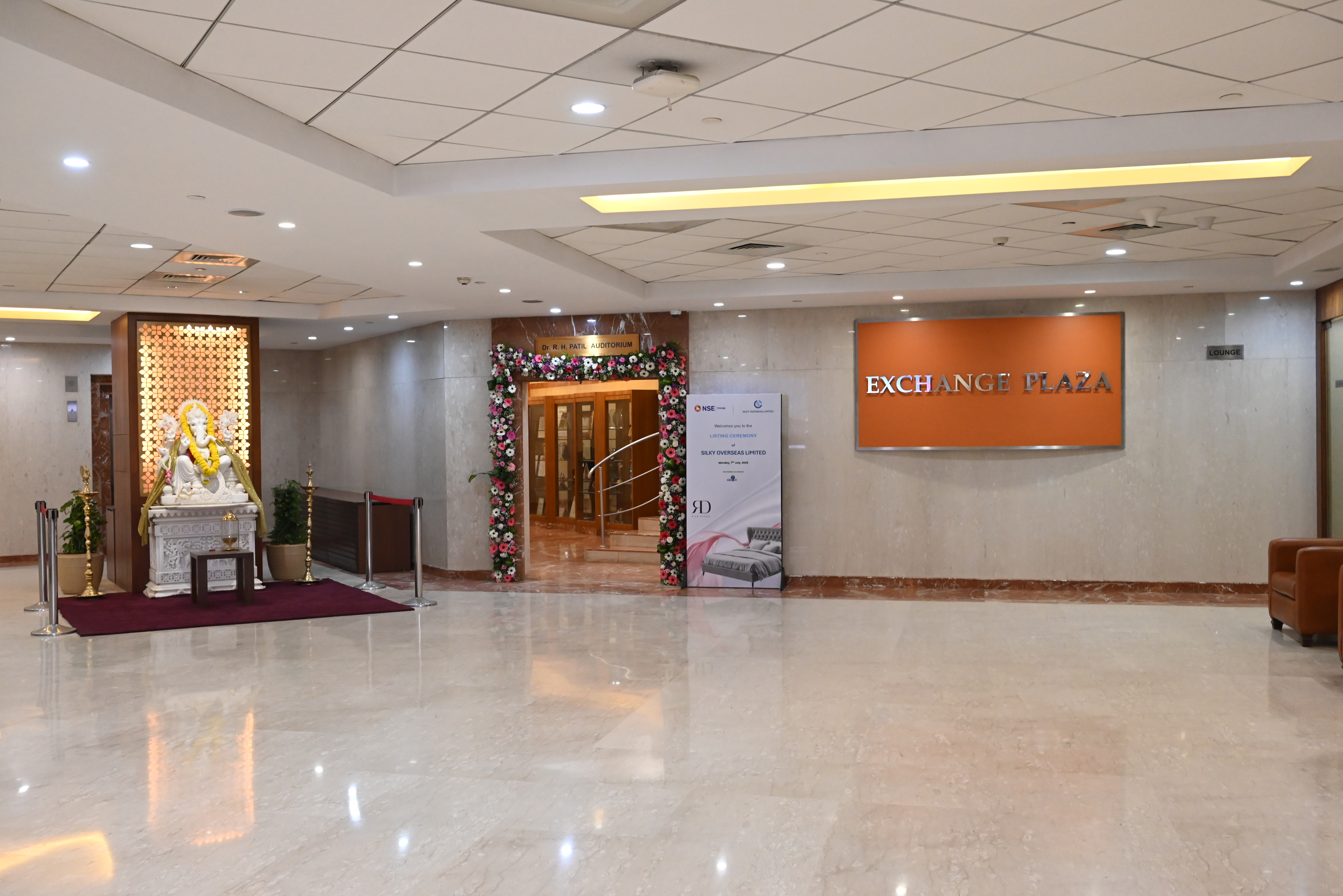 Silky Overseas Limited Listing Ceremony Photos