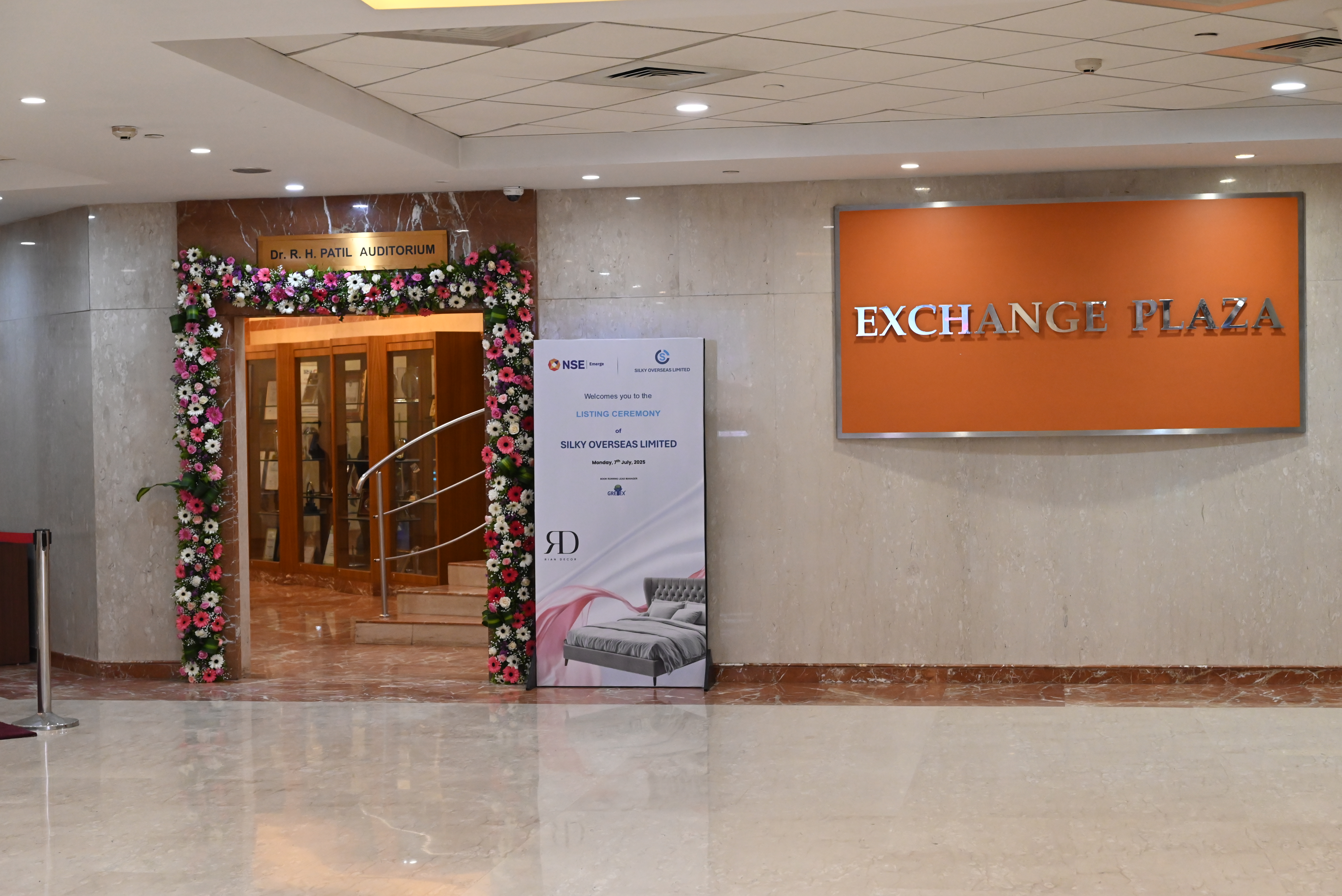 Silky Overseas Limited Listing Ceremony Photos