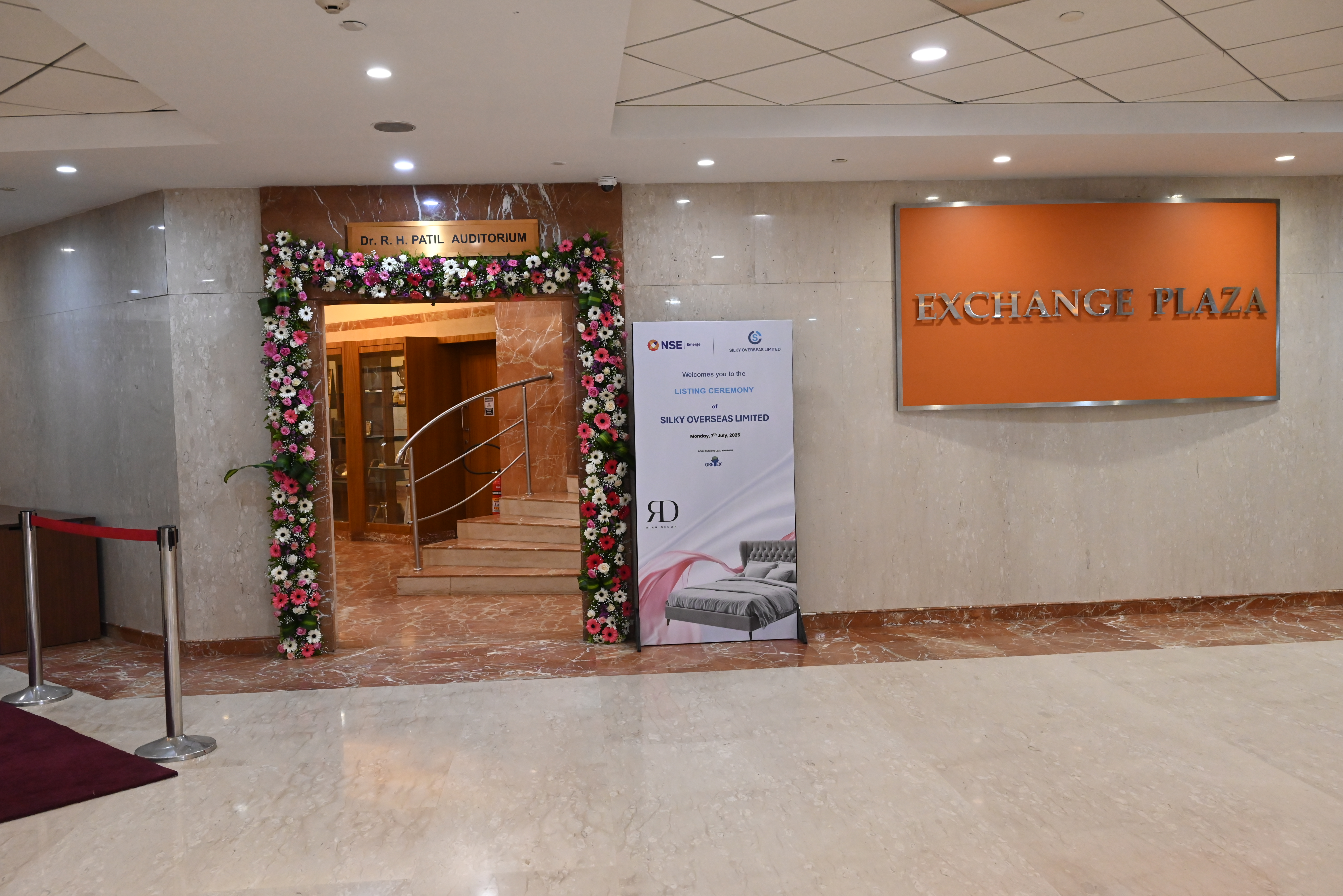 Silky Overseas Limited Listing Ceremony Photos