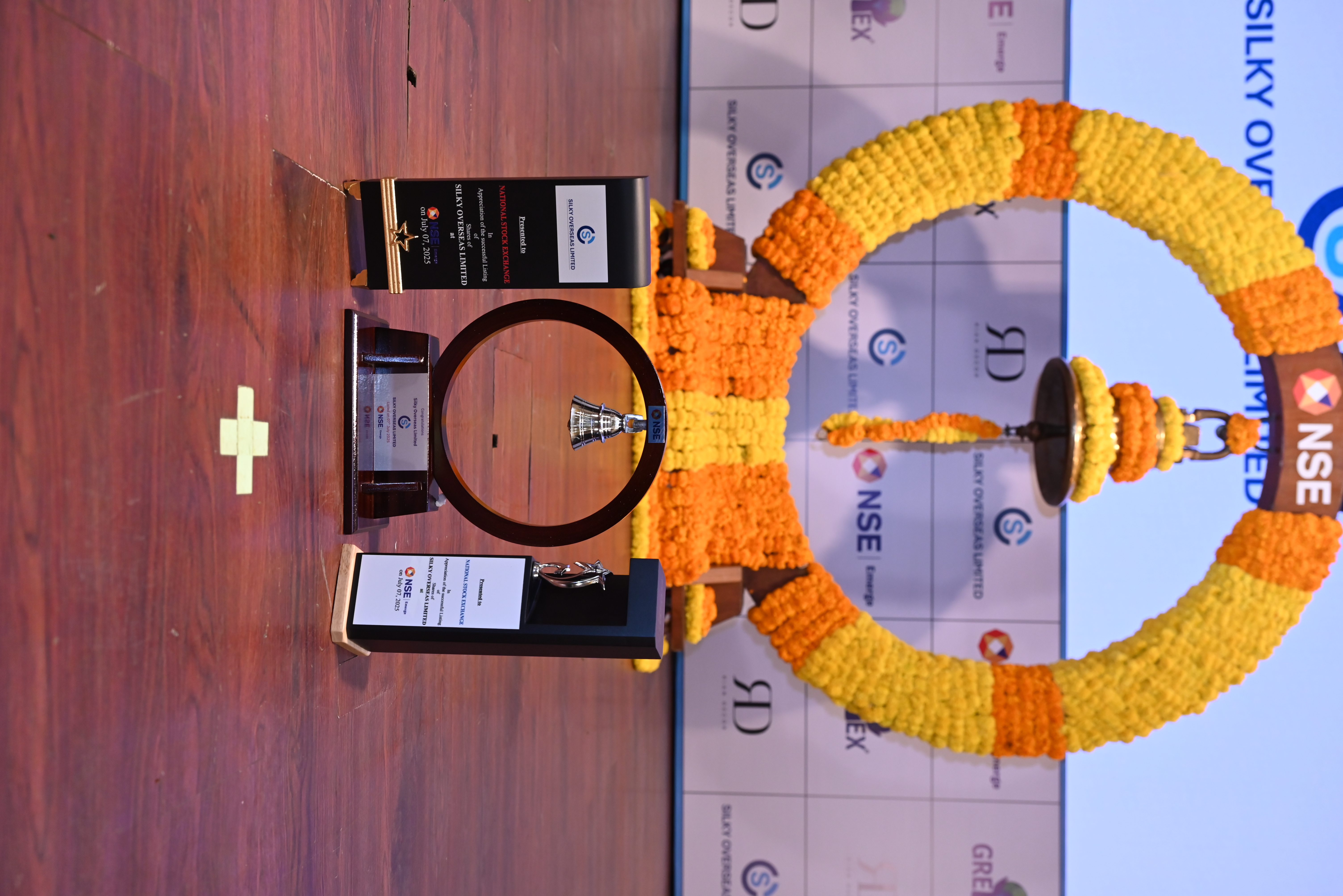 Silky Overseas Limited Listing Ceremony Photos