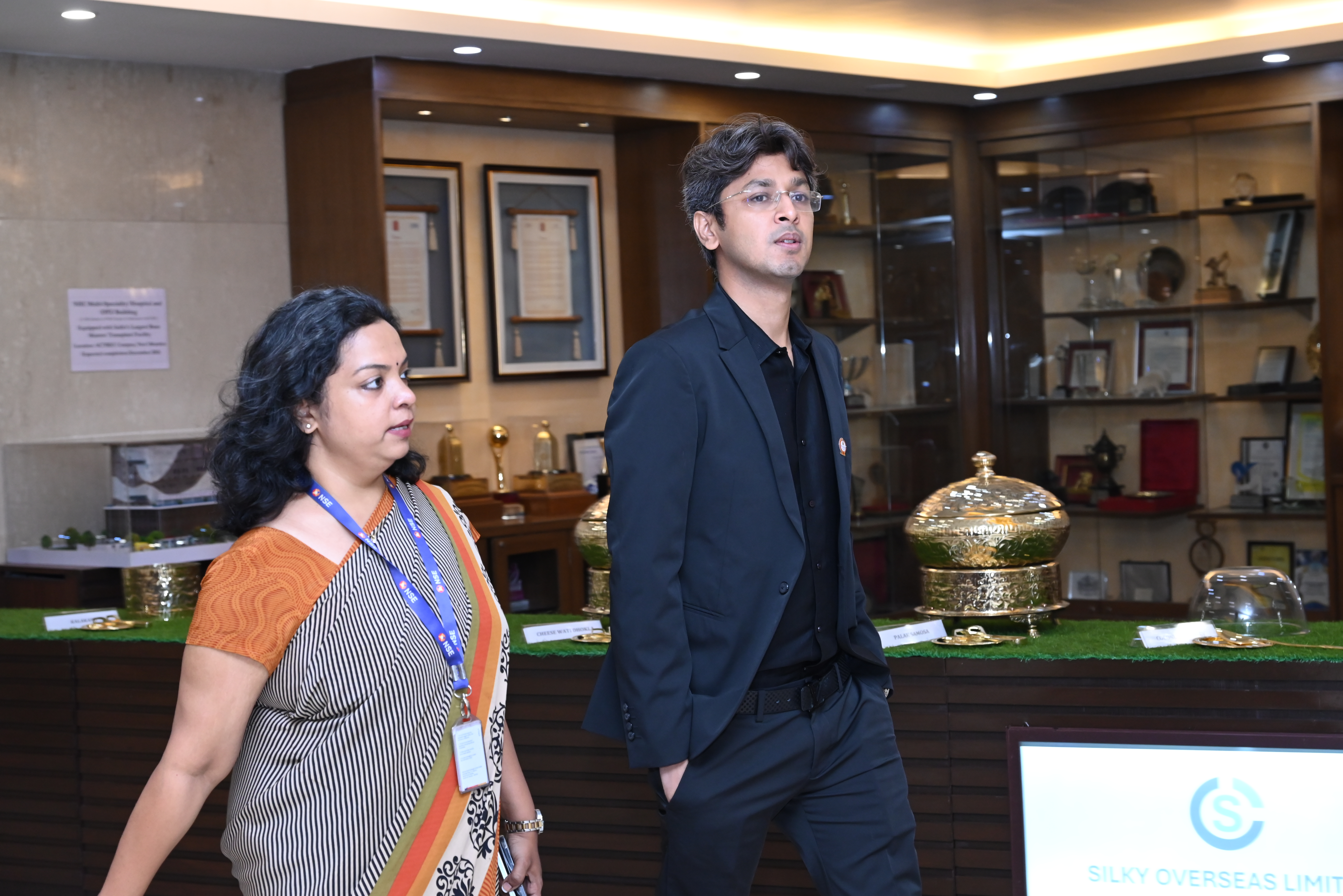 Silky Overseas Limited Listing Ceremony Photos