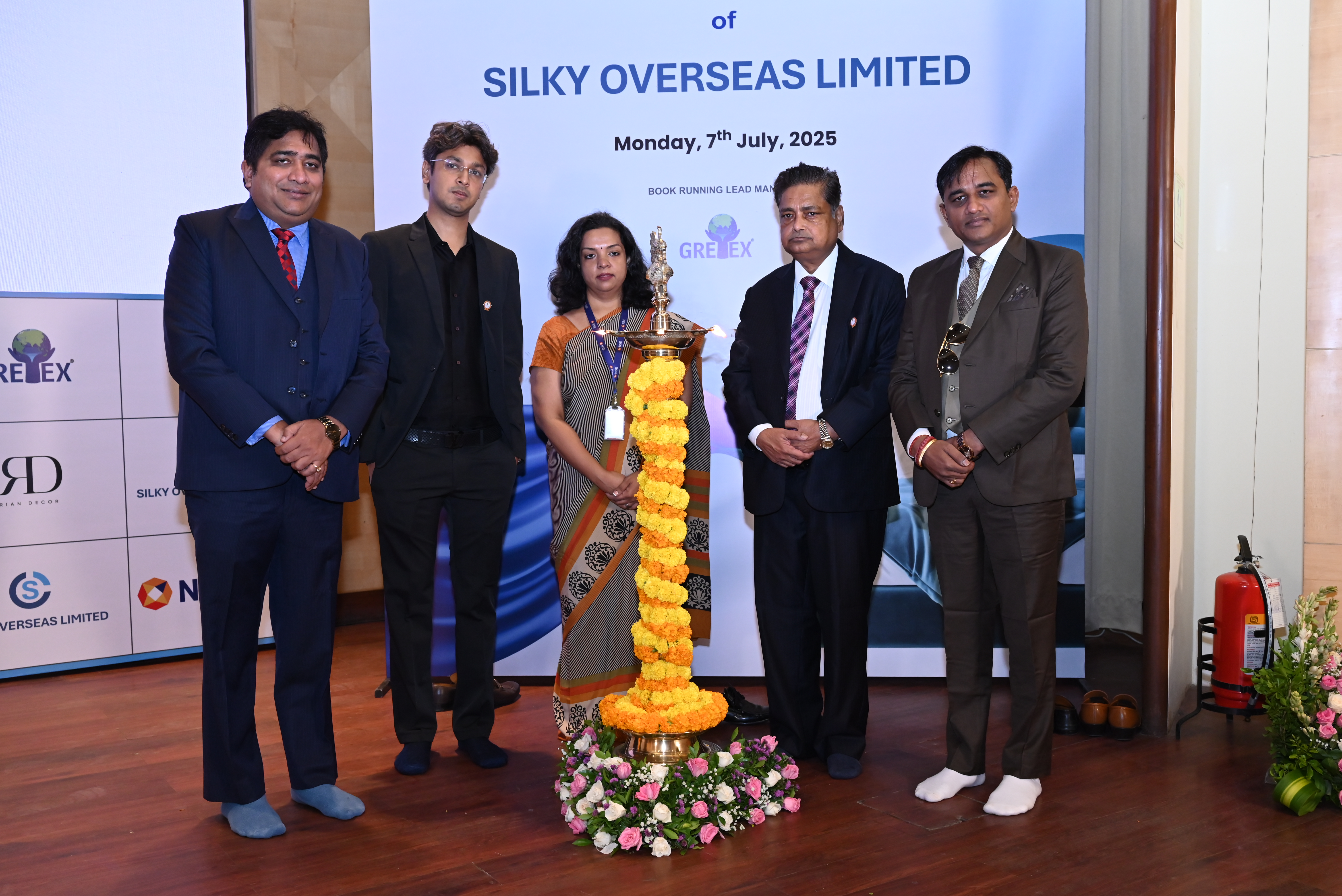 Silky Overseas Limited Listing Ceremony Photos