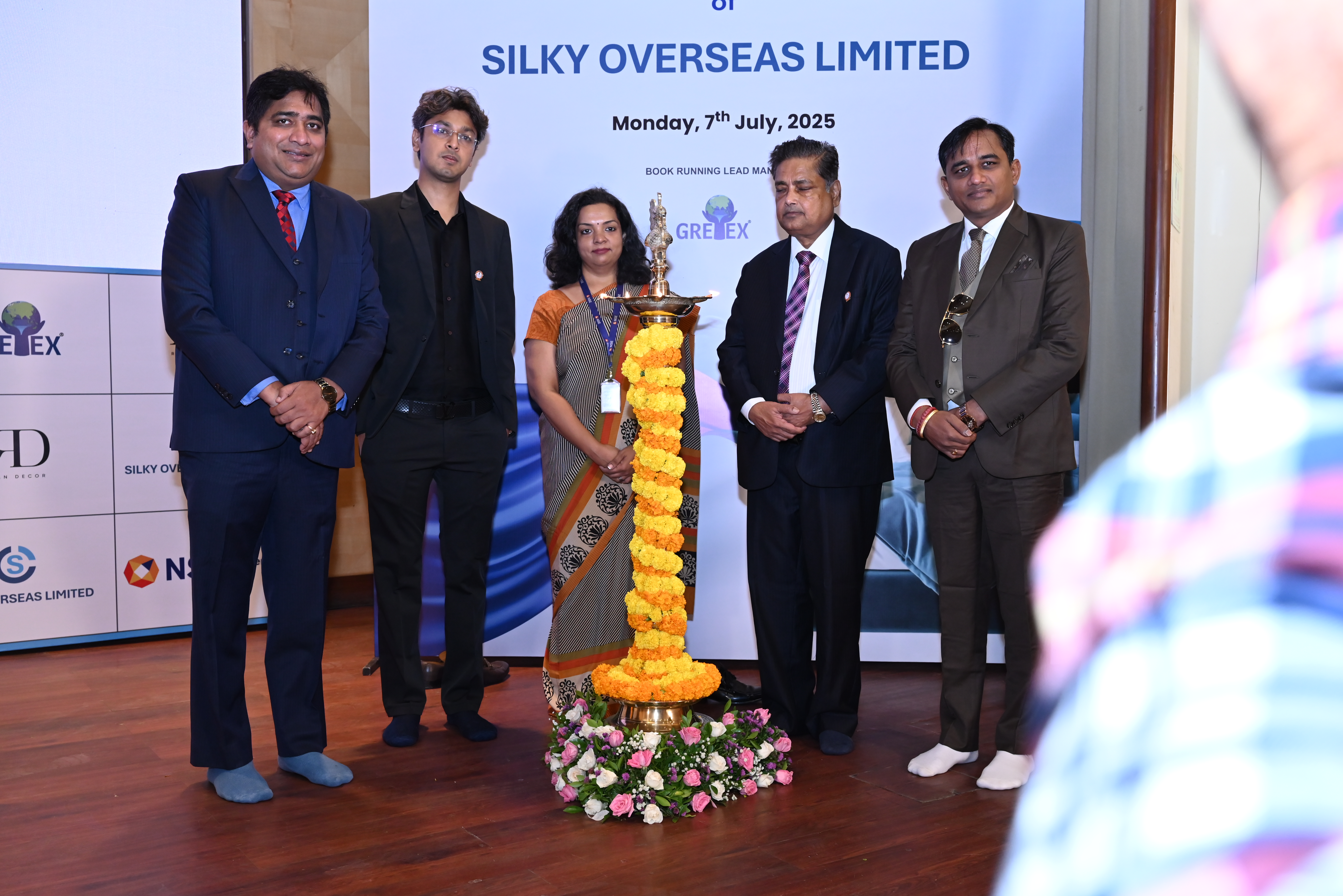 Silky Overseas Limited Listing Ceremony Photos