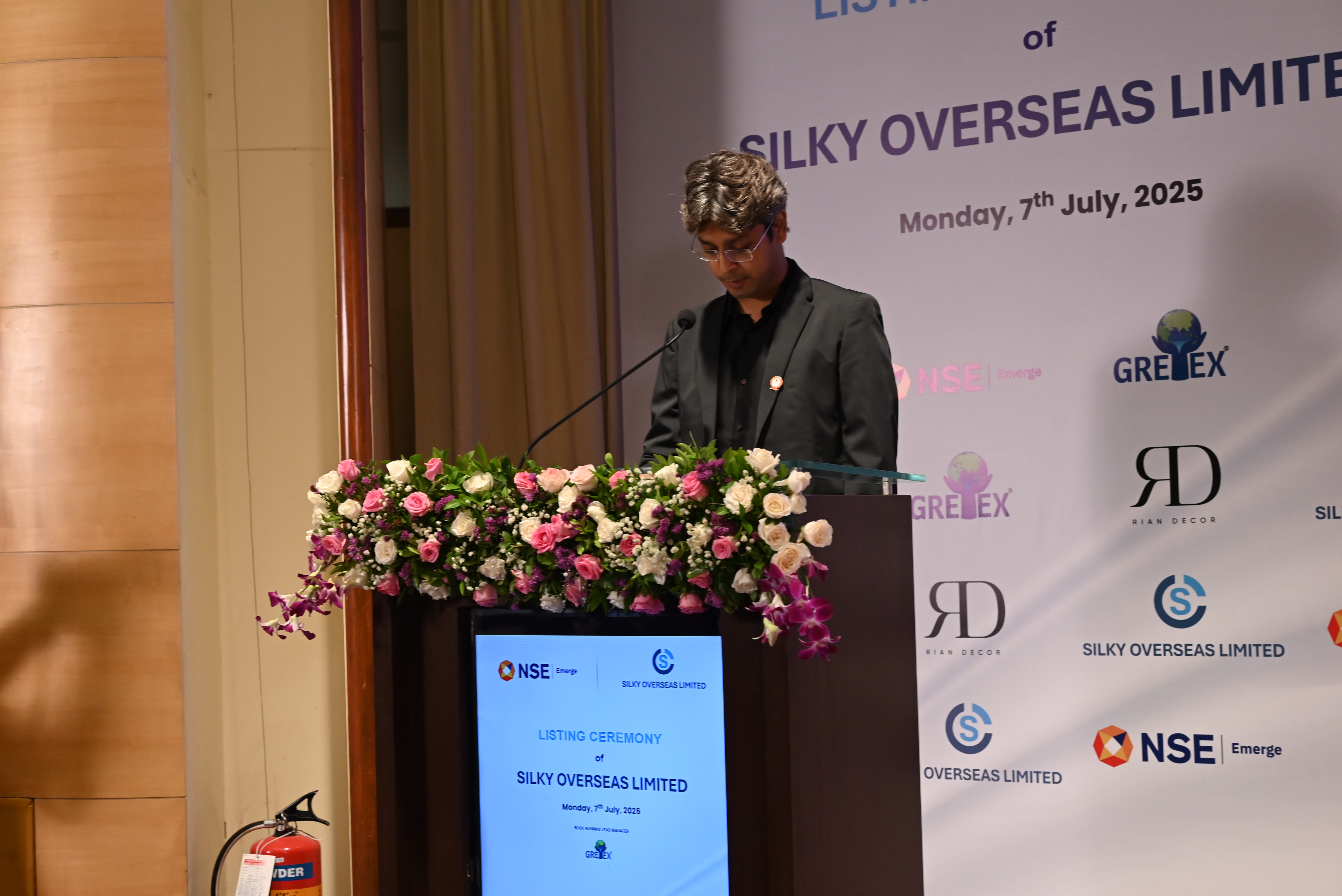 Silky Overseas Limited Listing Ceremony Photos