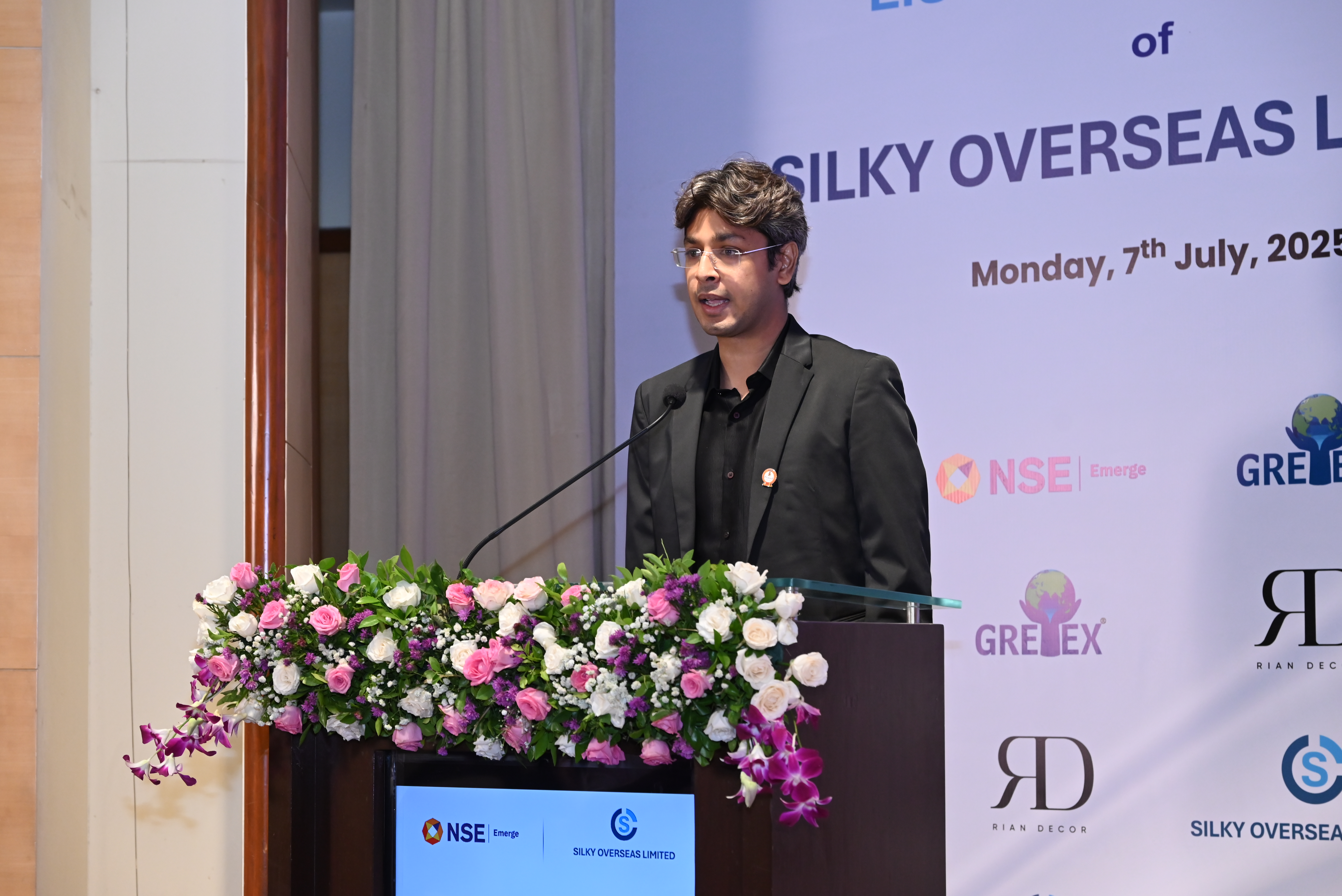 Silky Overseas Limited Listing Ceremony Photos