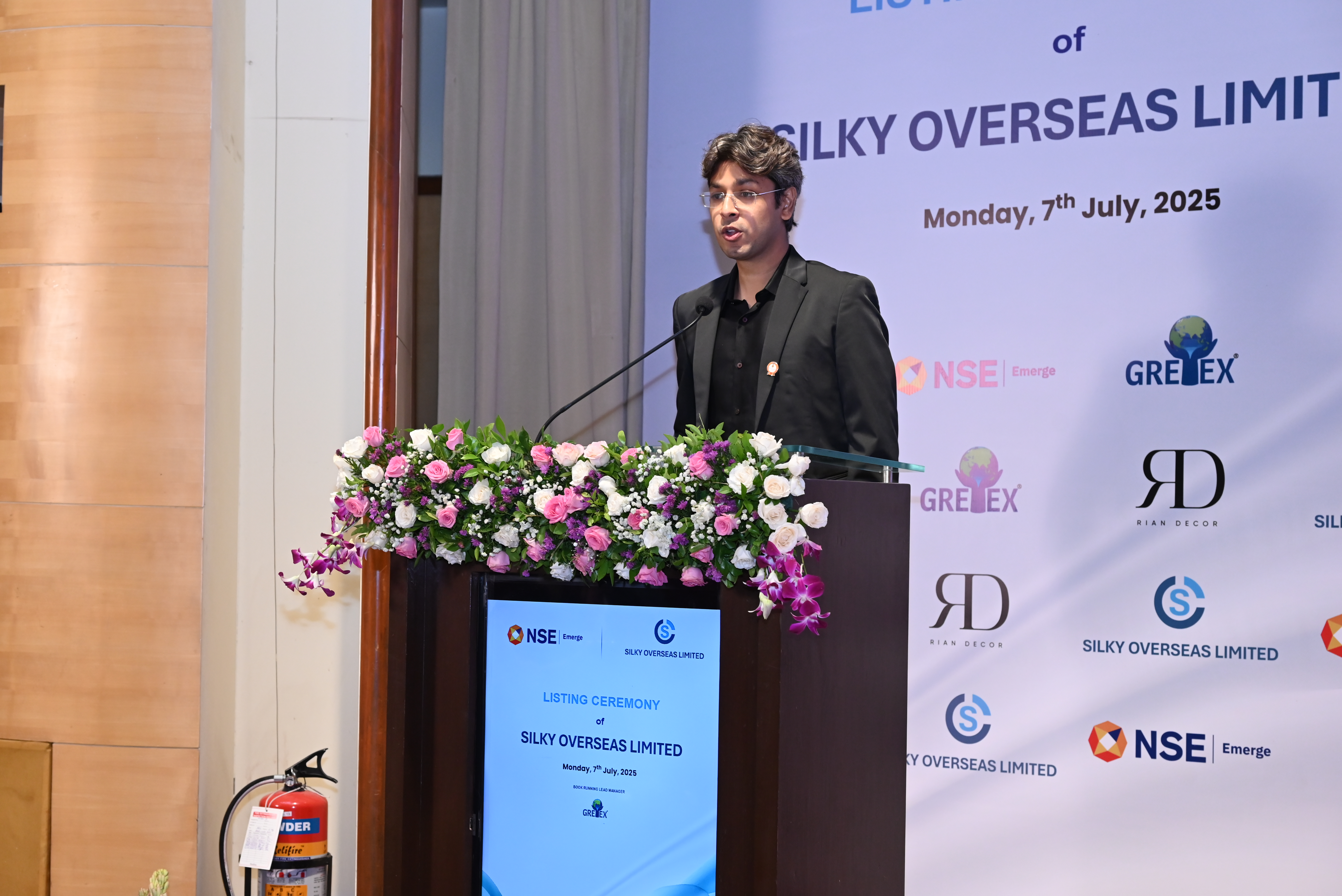 Silky Overseas Limited Listing Ceremony Photos