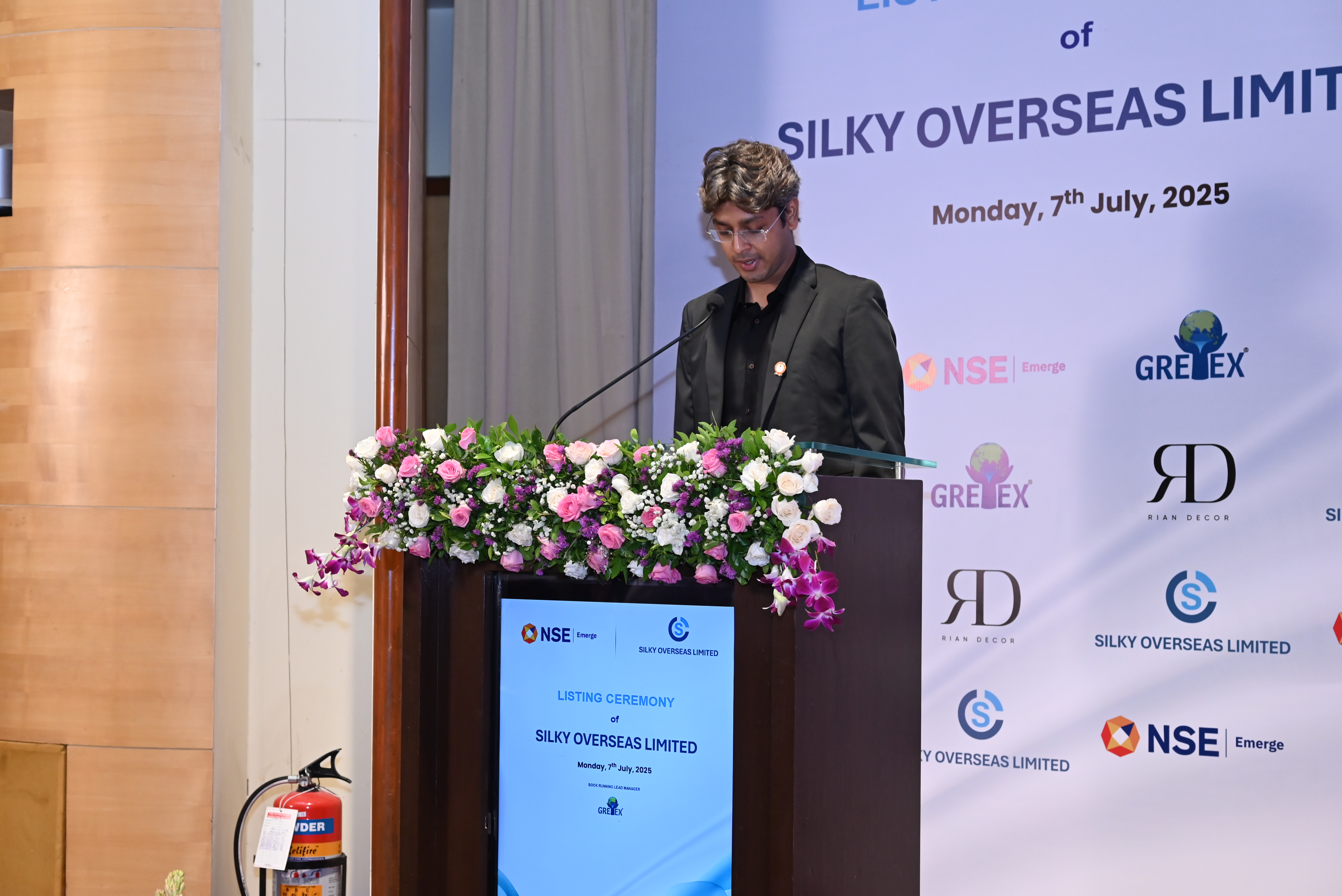 Silky Overseas Limited Listing Ceremony Photos