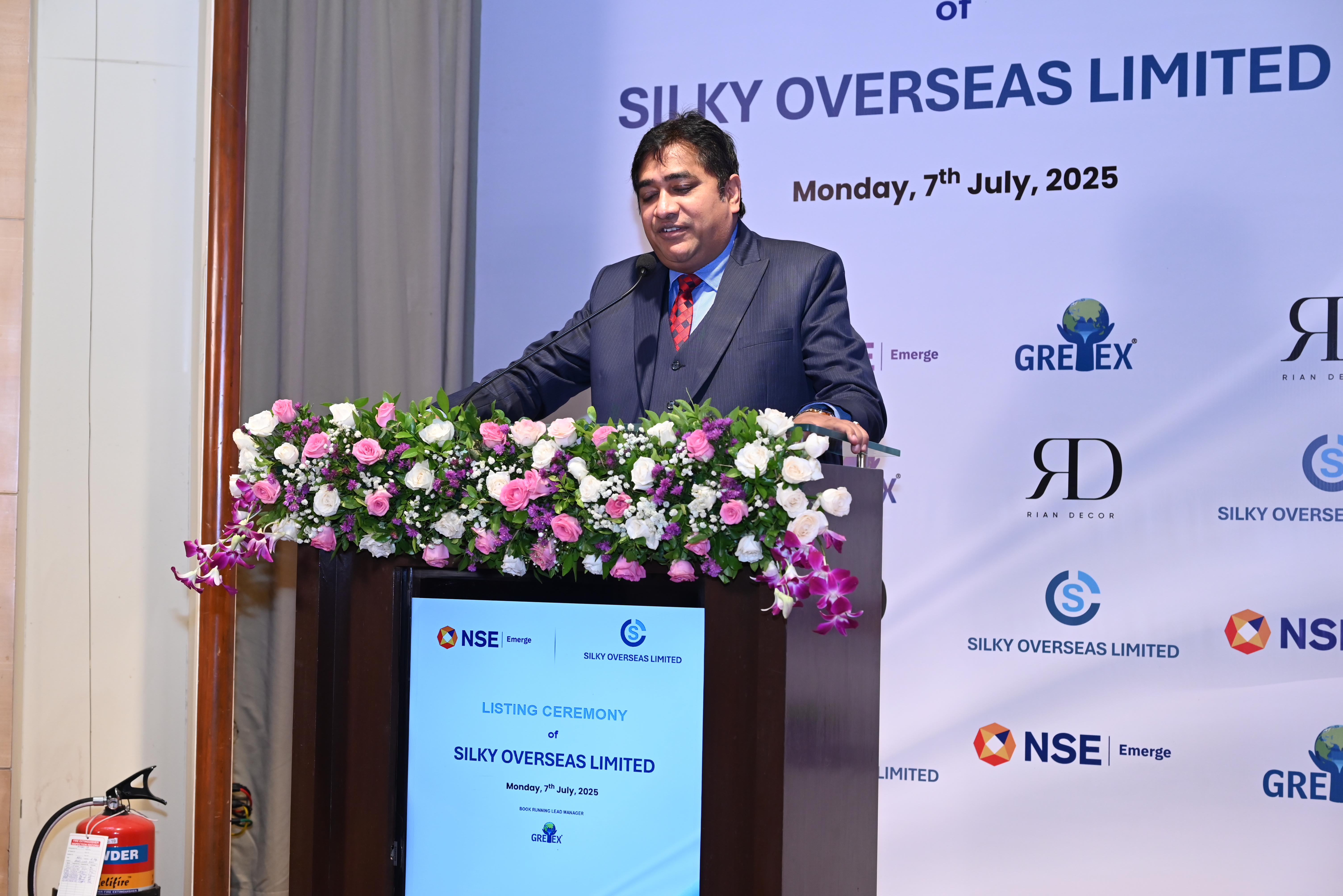 Silky Overseas Limited Listing Ceremony Photos