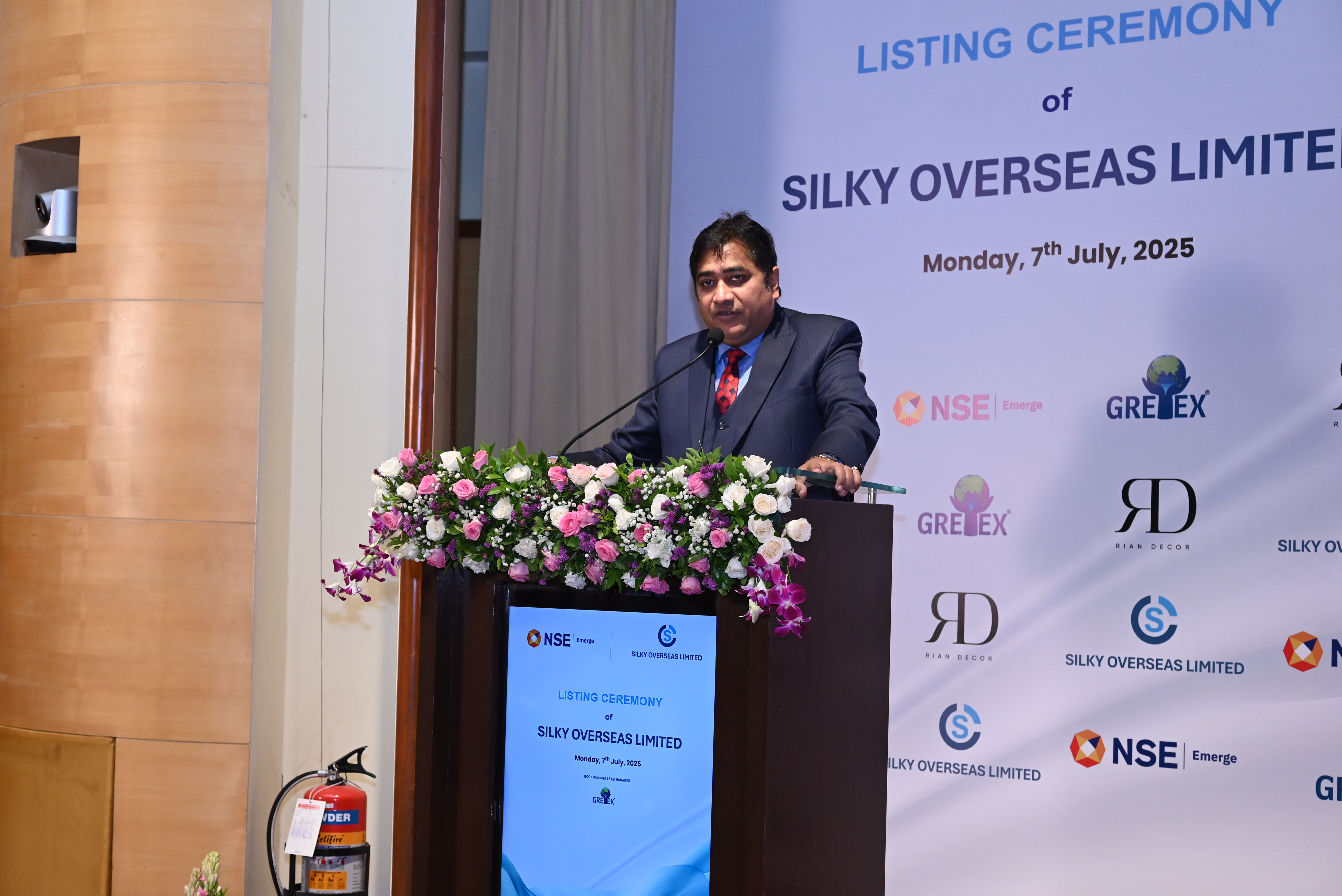 Silky Overseas Limited Listing Ceremony Photos