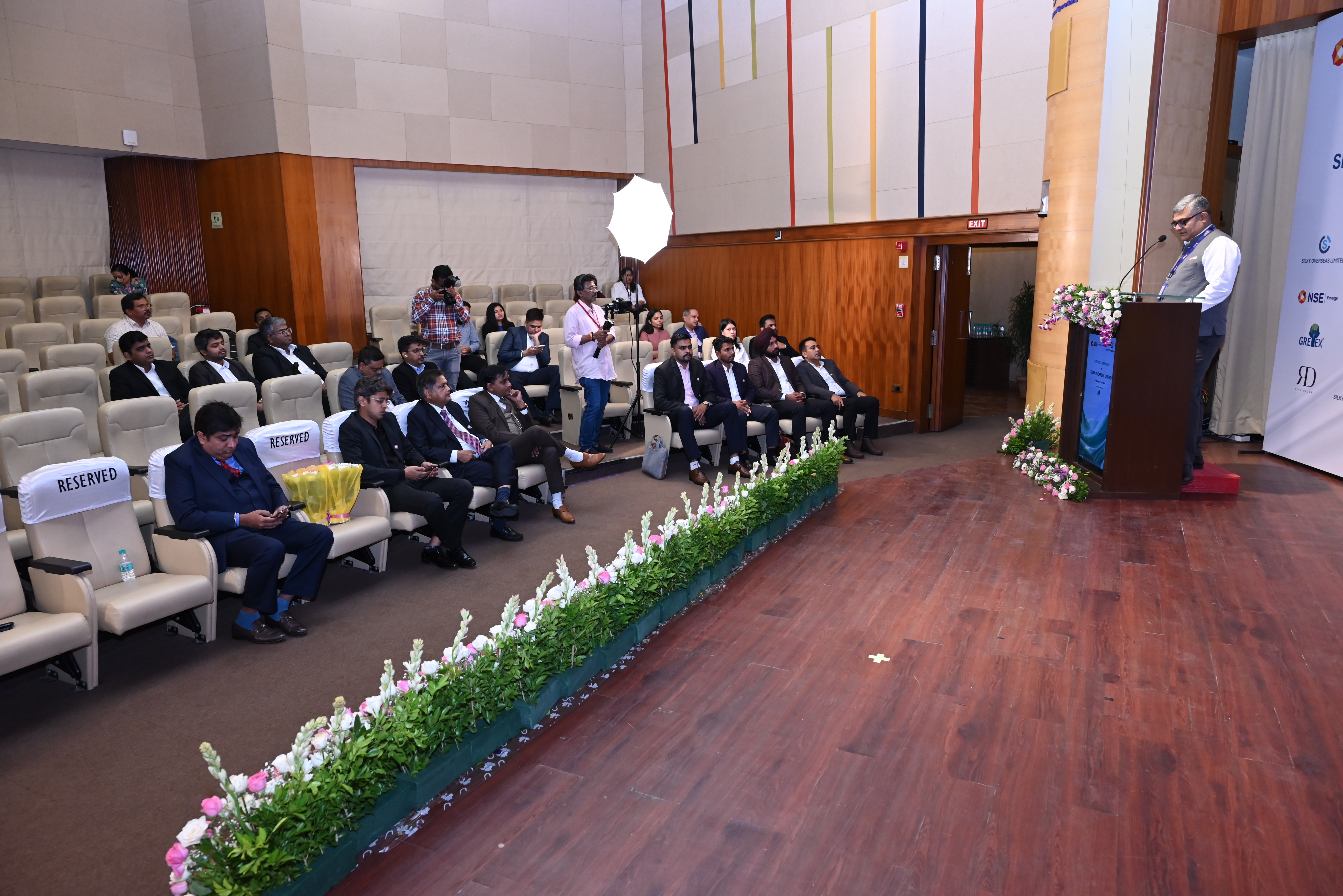 Silky Overseas Limited Listing Ceremony Photos