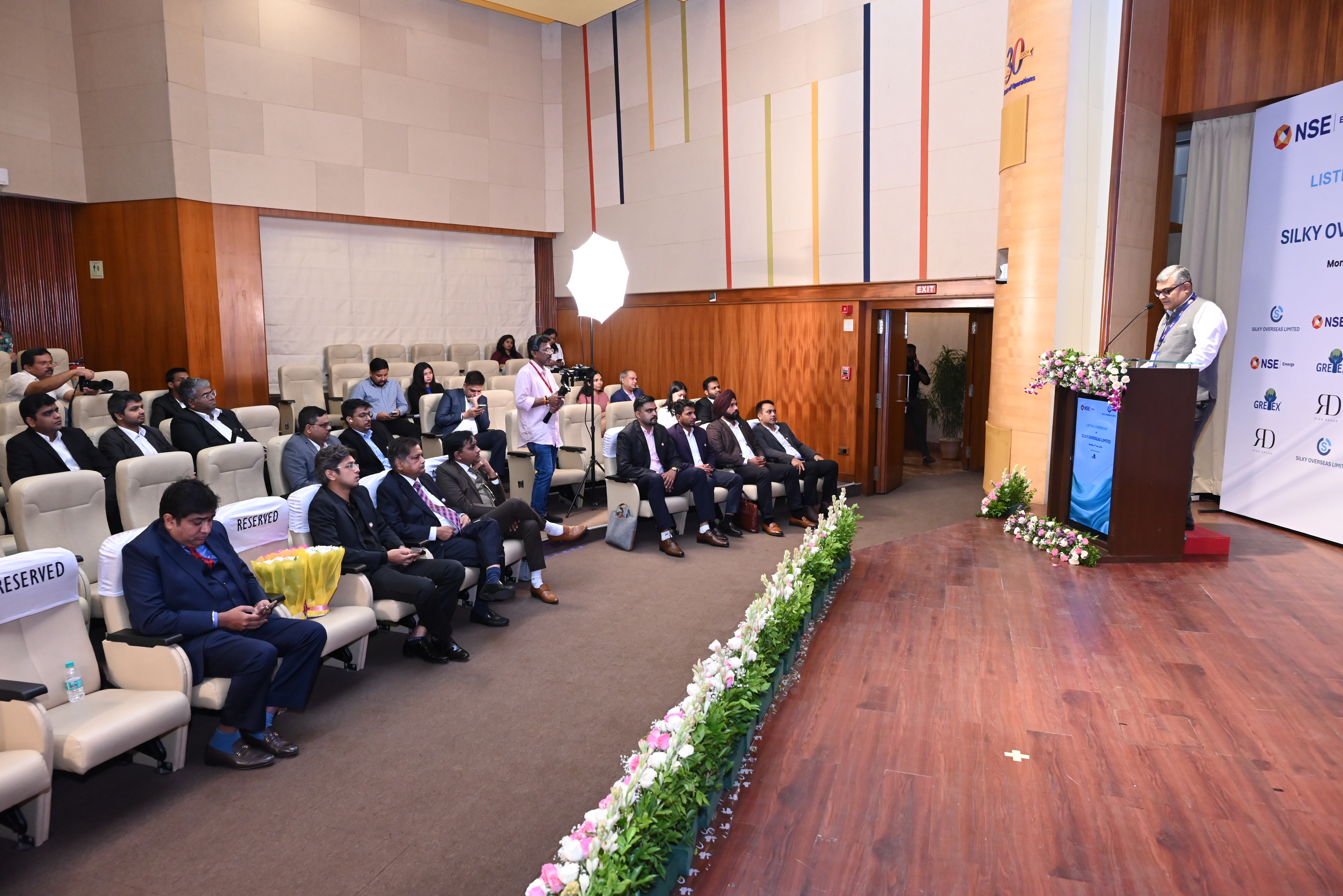 Silky Overseas Limited Listing Ceremony Photos