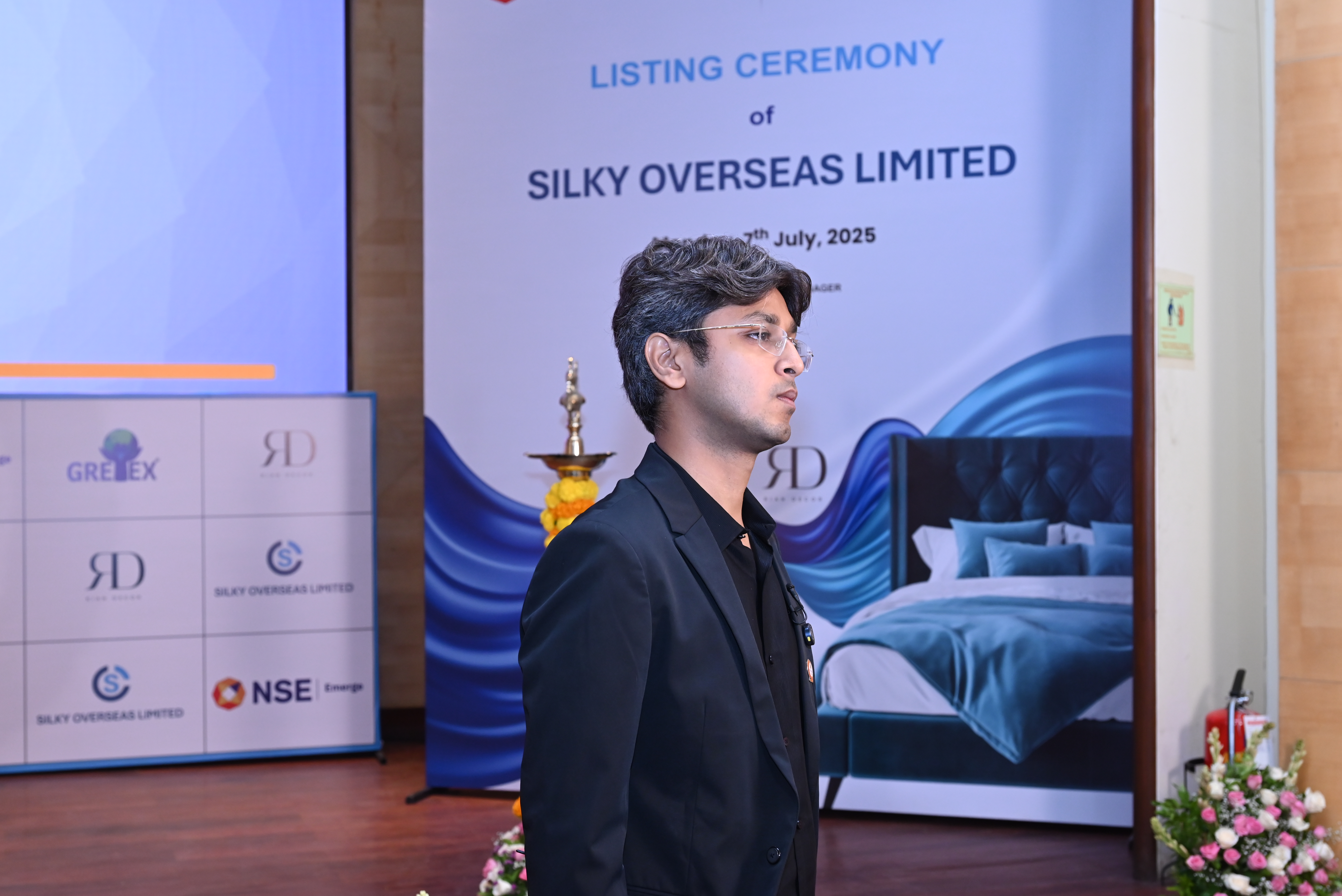 Silky Overseas Limited Listing Ceremony Photos