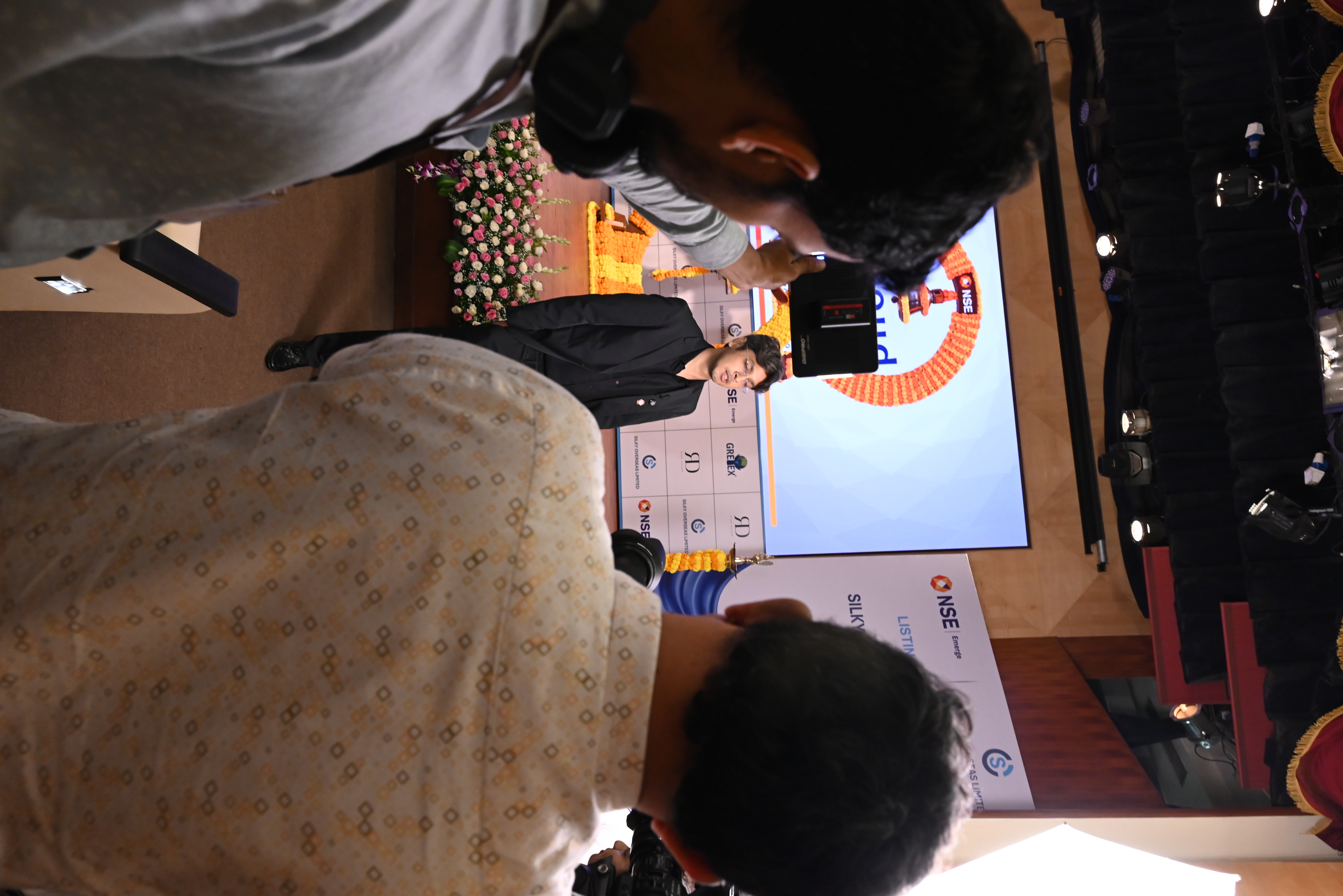 Silky Overseas Limited Listing Ceremony Photos